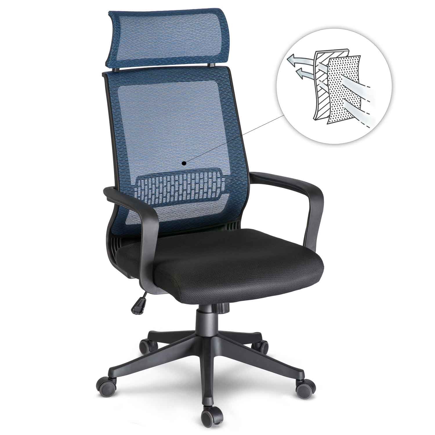 Nosbergi mikrovõrgust pöörlev kontoritool - kallutusmehhanism - Image 7