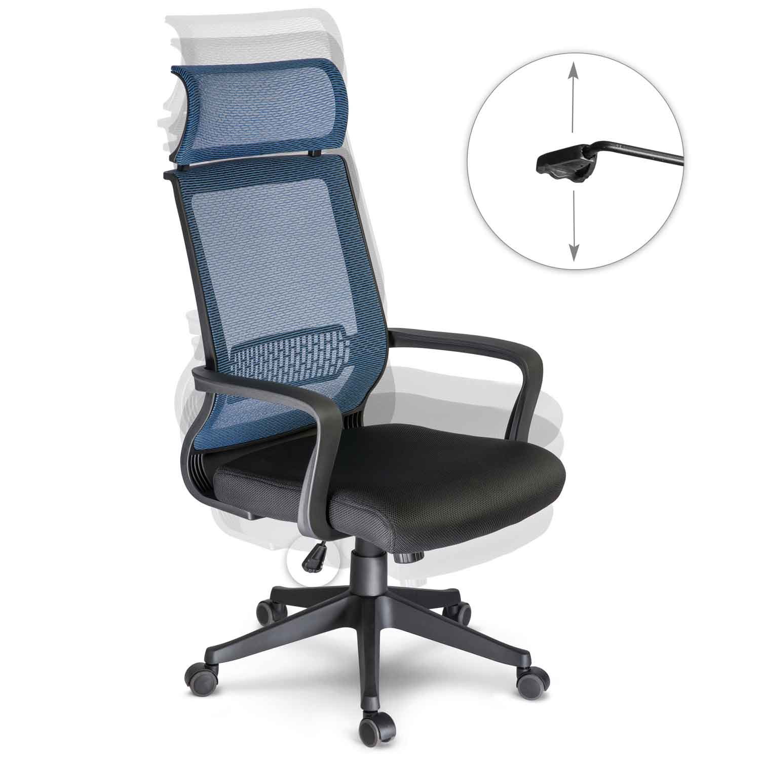 Nosbergi mikrovõrgust pöörlev kontoritool - kallutusmehhanism - Image 9