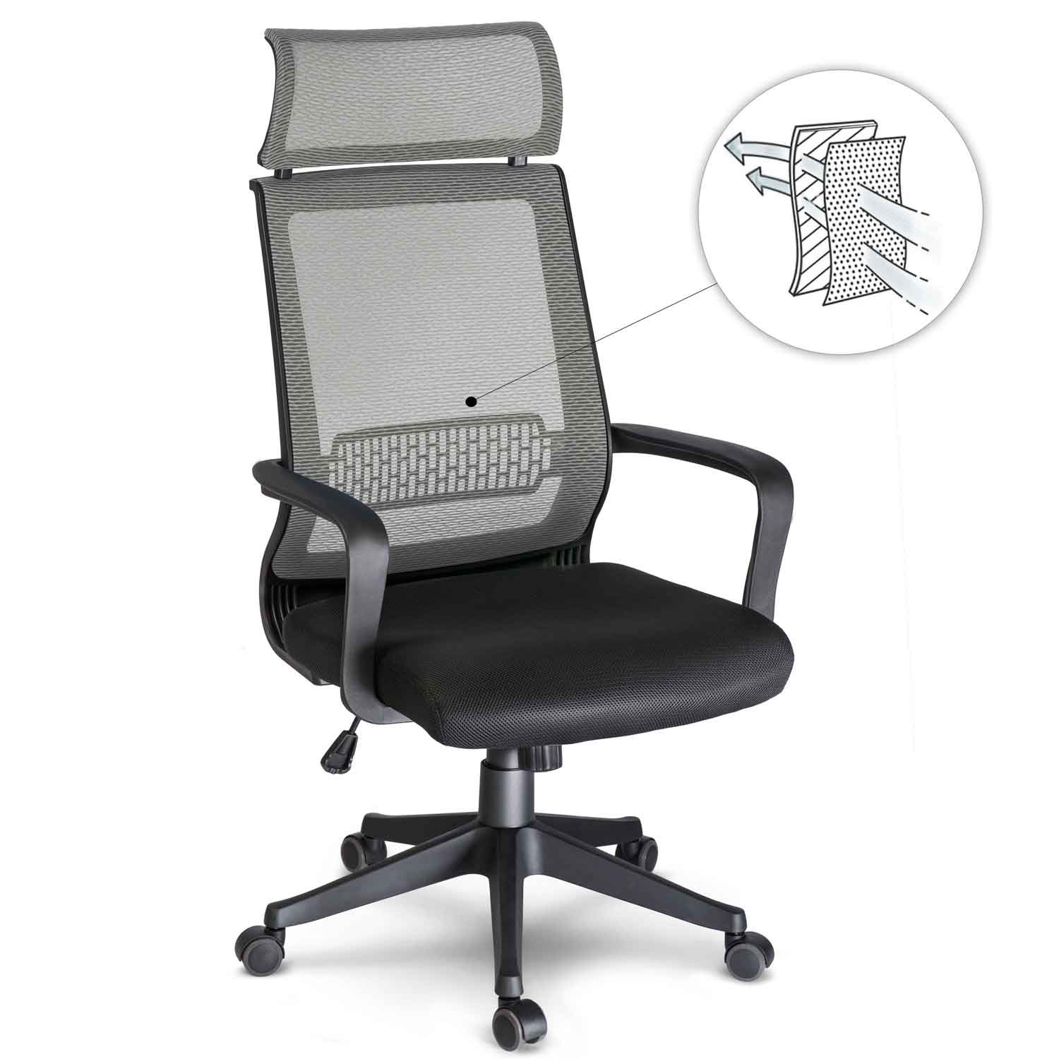 Nosbergi mikrovõrgust pöörlev kontoritool - kallutusmehhanism - Image 7