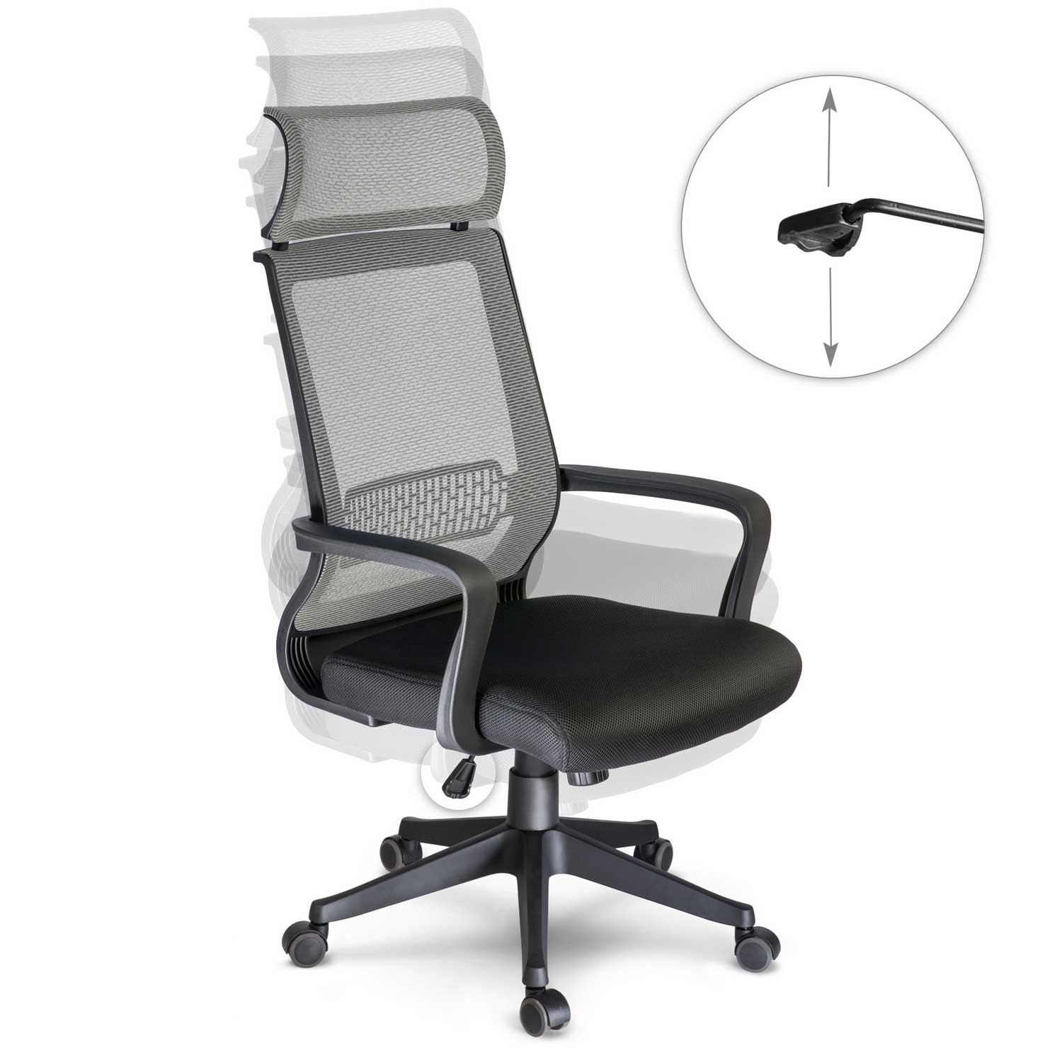 Nosbergi mikrovõrgust pöörlev kontoritool - kallutusmehhanism - Image 9