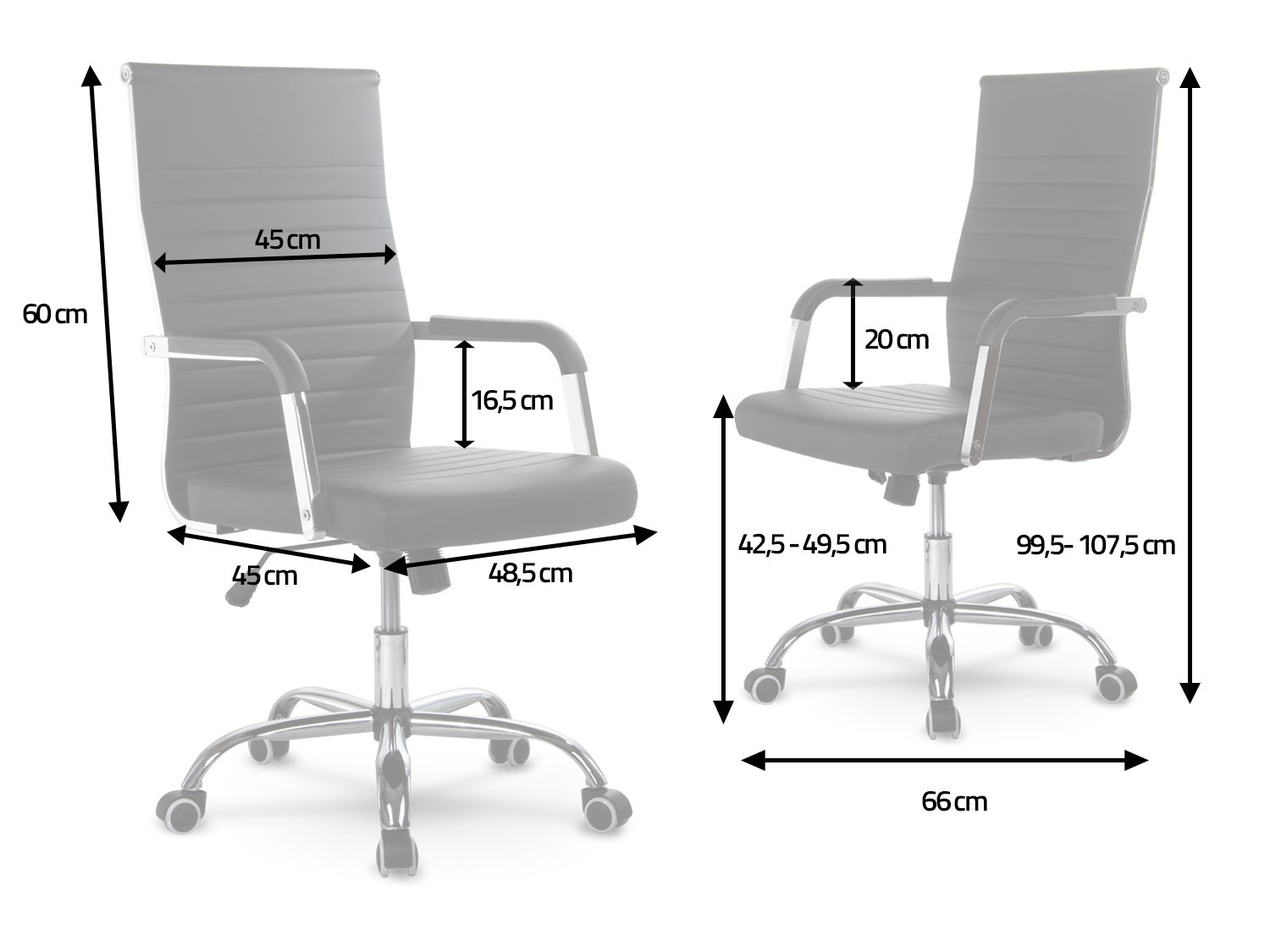 Moodsa disainiga kontoritool Sofotel Boston must - Image 8