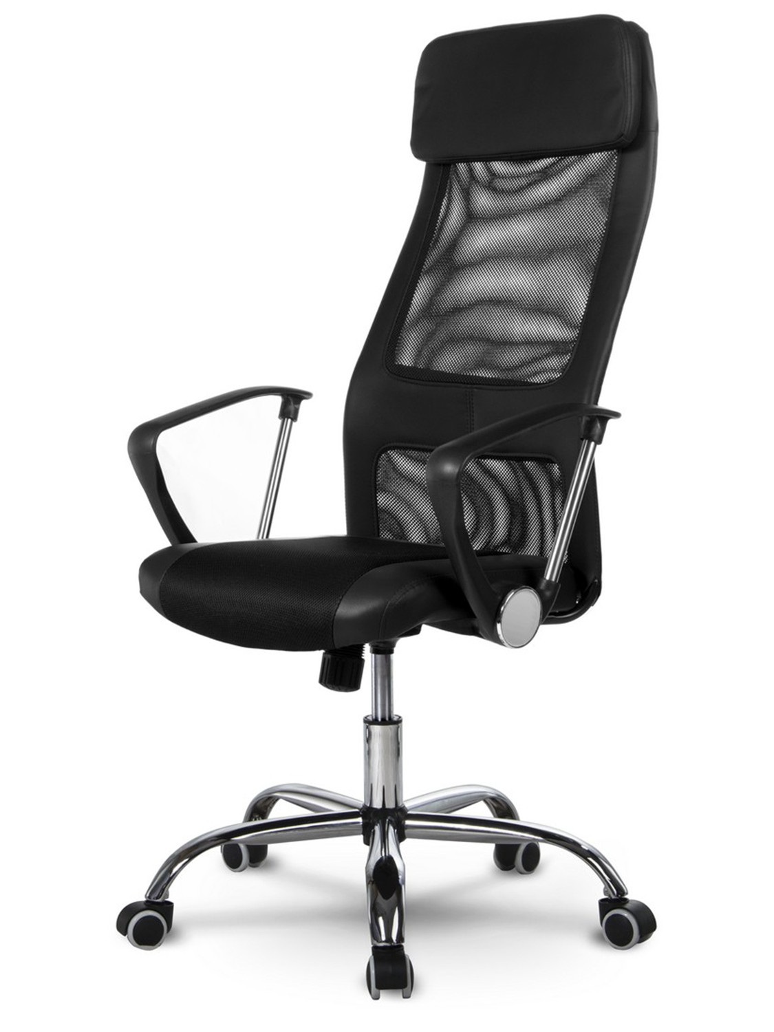 Moodne, kõrge kontoritool Sofotel Rio, must - Image 2