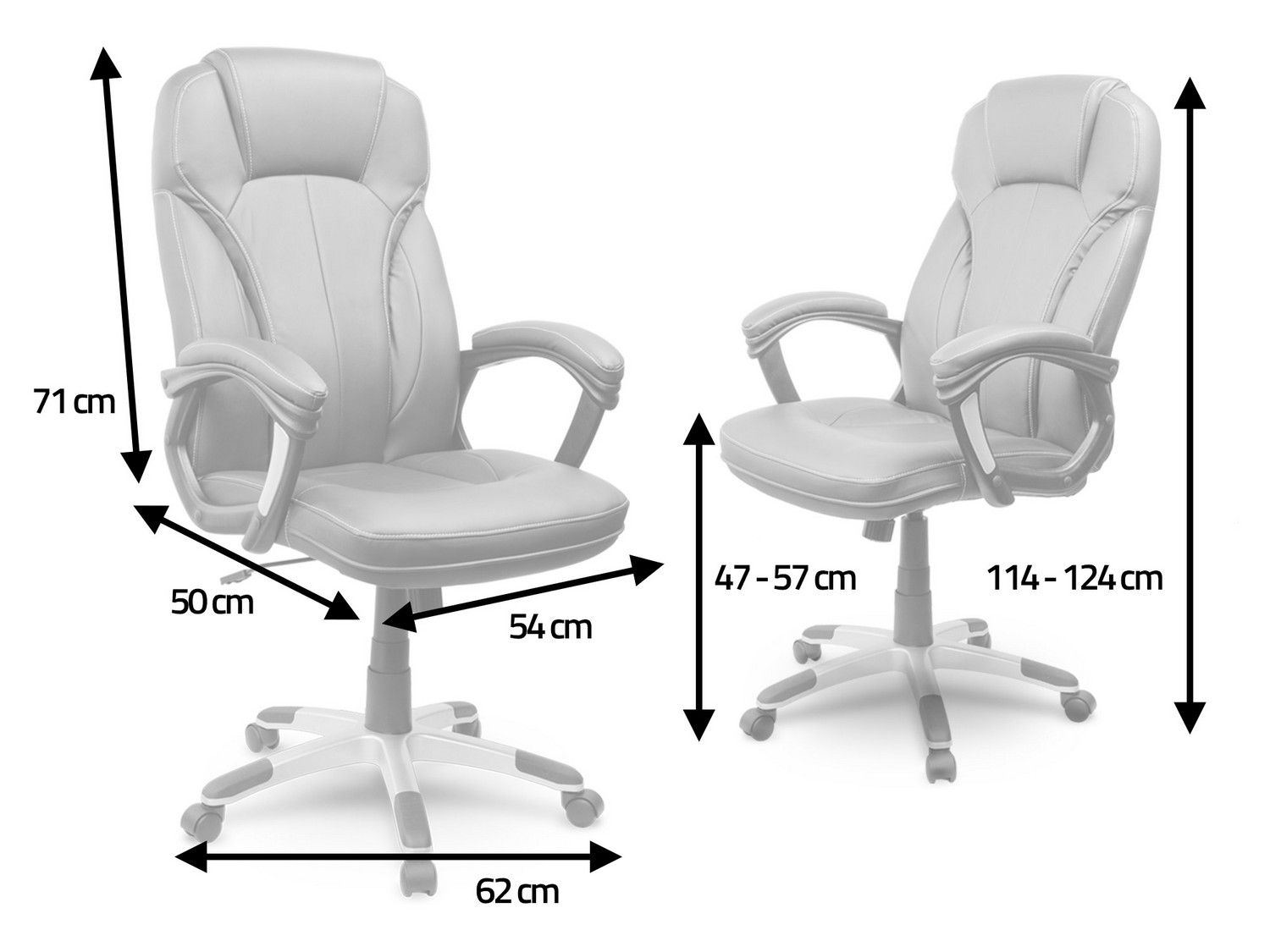 Sofotel EG-222 pruunist nahast kontoritool - Image 7