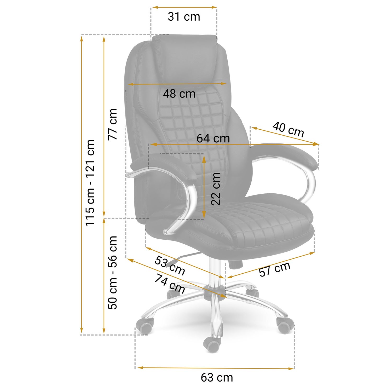 Sofotel Batory kontoritool - must - 240800 - Image 11
