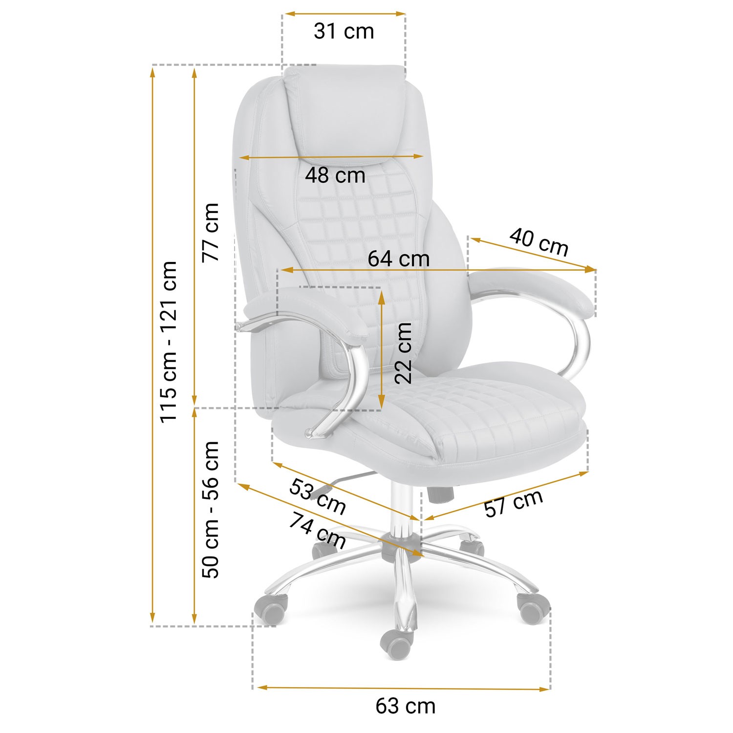 Sofotel Batory kontoritool - helehall - Image 11