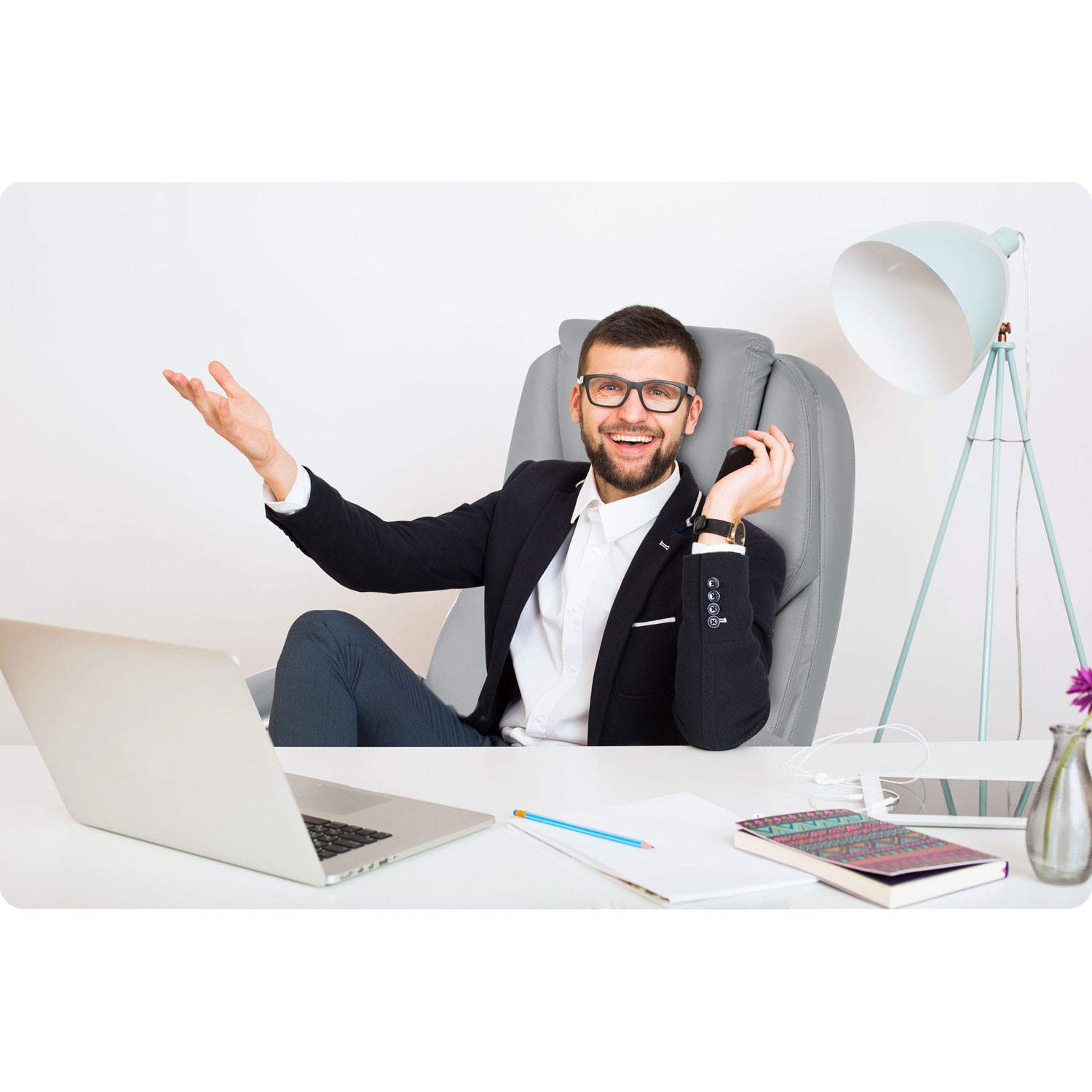 Sofotel Batory kontoritool - helehall - Image 13