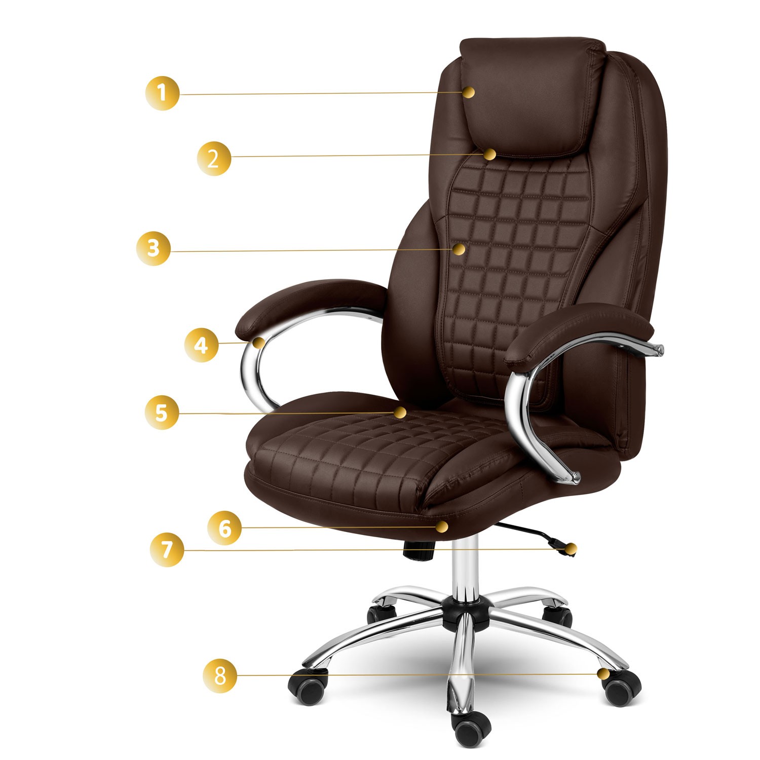 Sofotel Batory kontoritool - kastan - Image 5