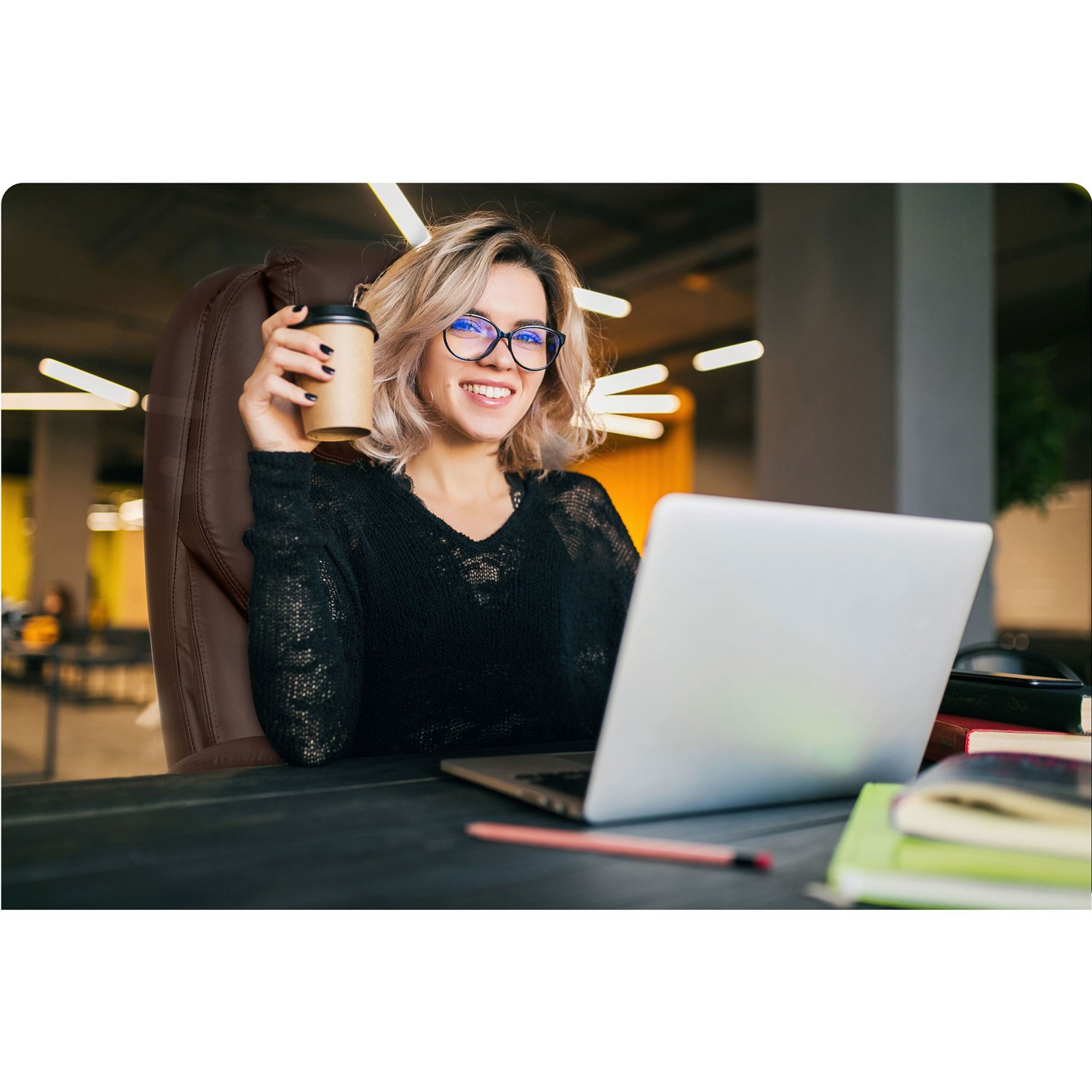 Sofotel Batory kontoritool - kastan - Image 12