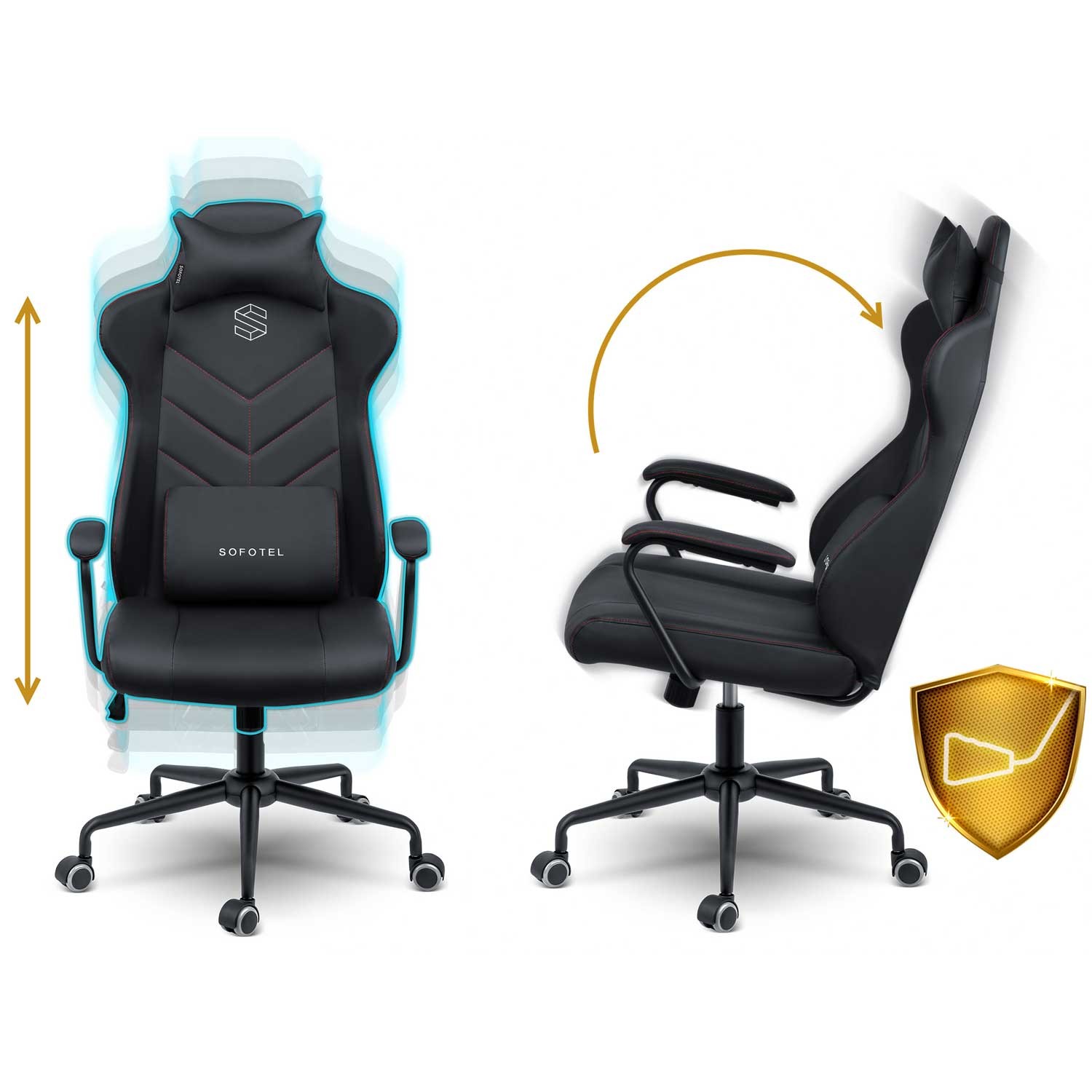 Sofotel Verona kontoritool - must - 2580 - Image 9