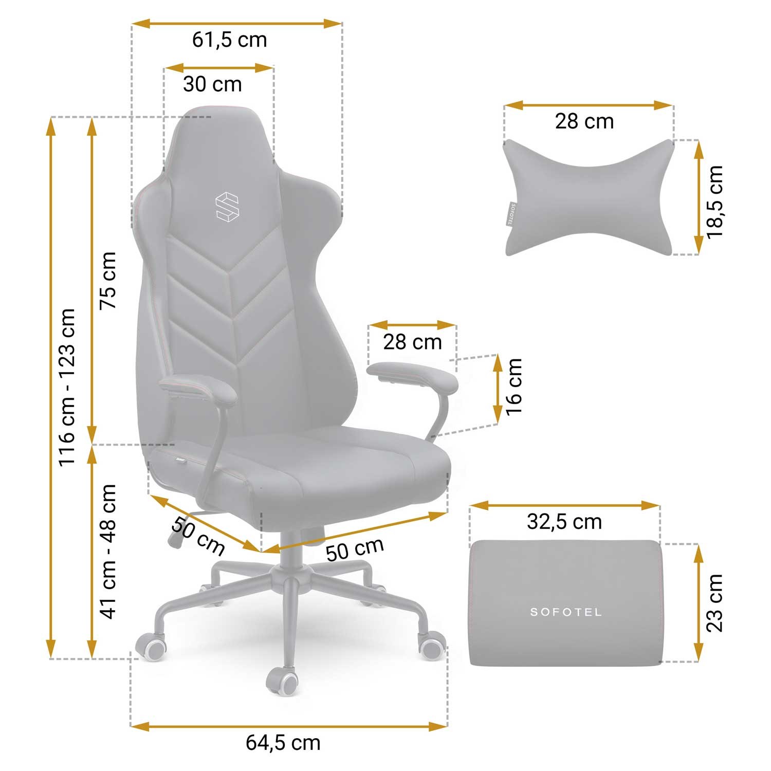 Sofotel Verona kontoritool - must - 2580 - Image 12