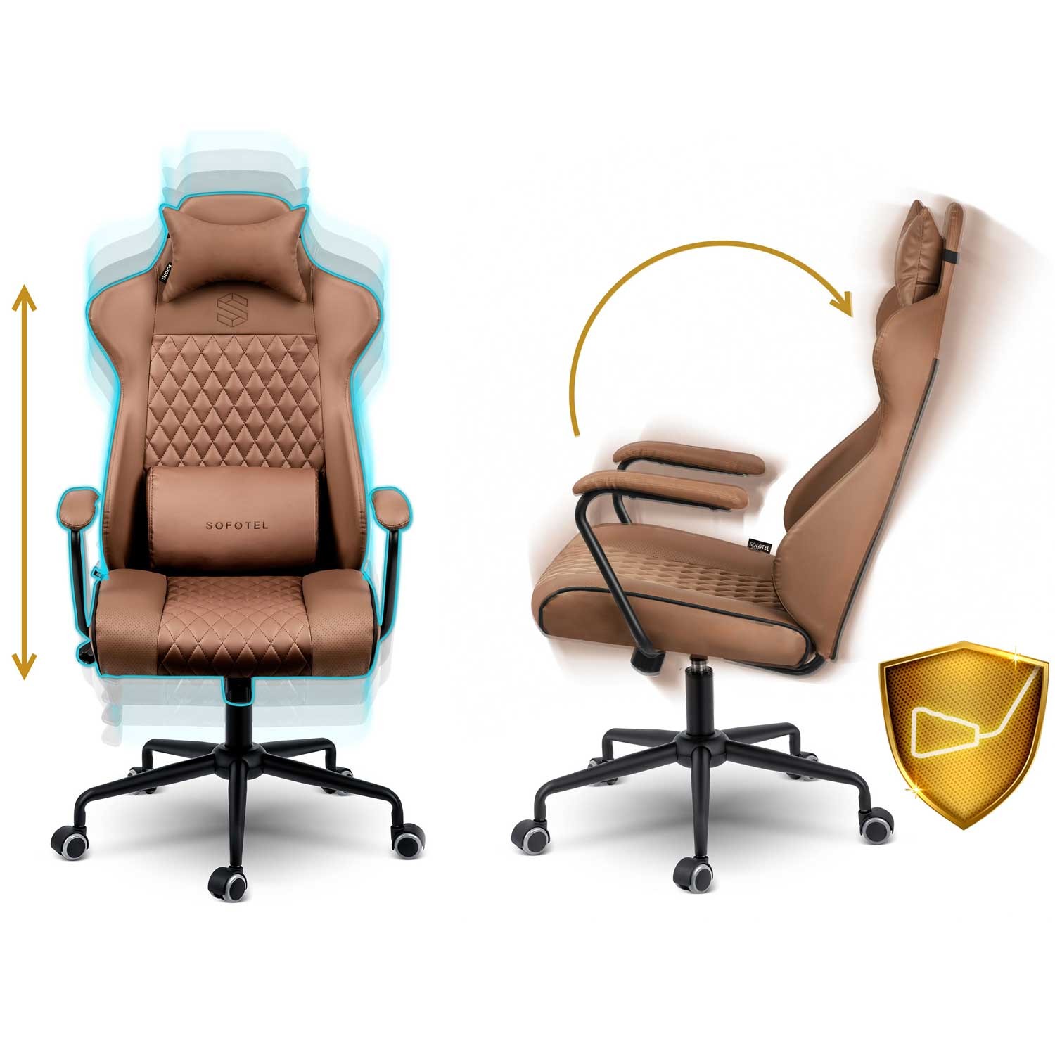 Sofotel Verona kontoritool - pruun - 2582 - Image 8