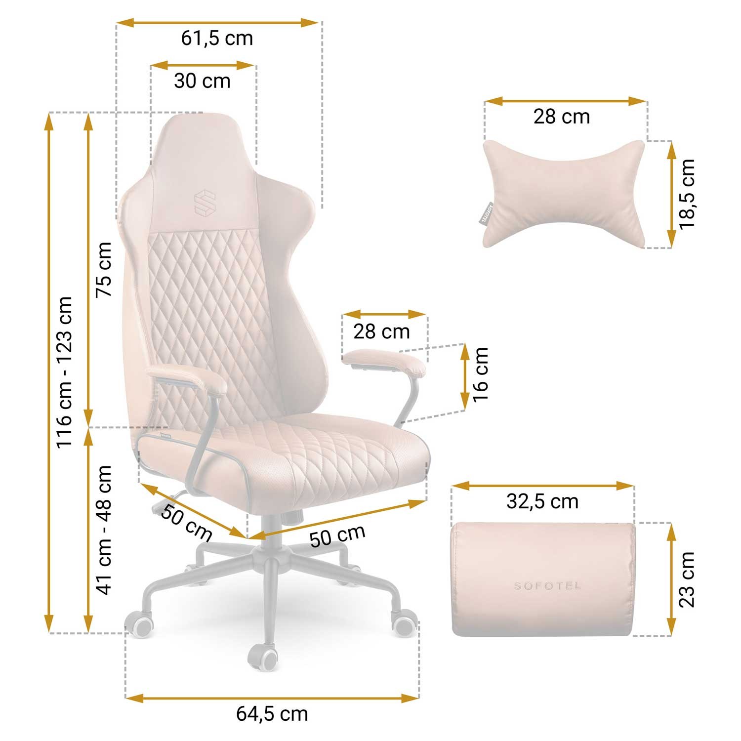 Sofotel Verona kontoritool - pruun - 2582 - Image 10