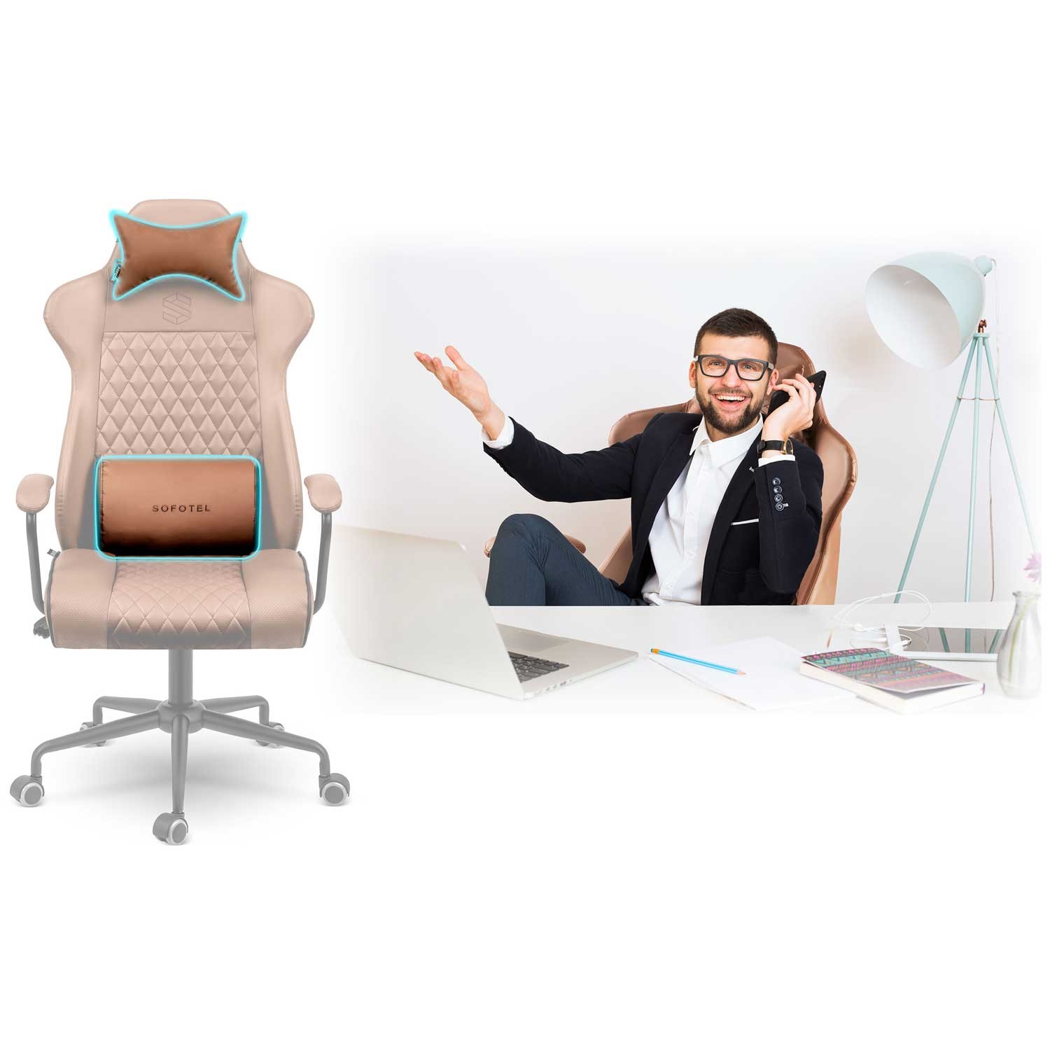 Sofotel Verona kontoritool - pruun - 2582 - Image 12