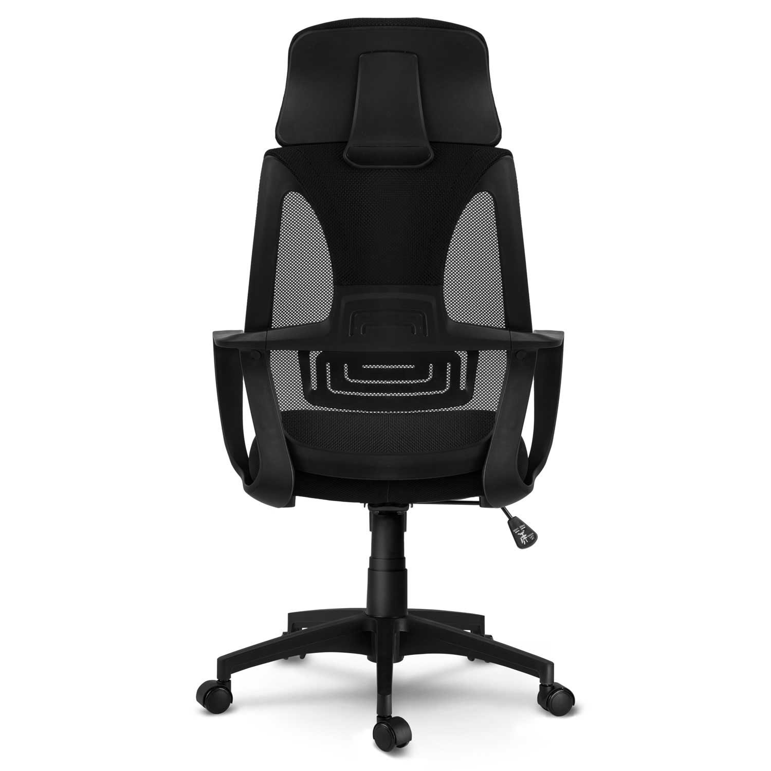 Praga mikrovõrgust kontoritool - must - Image 6