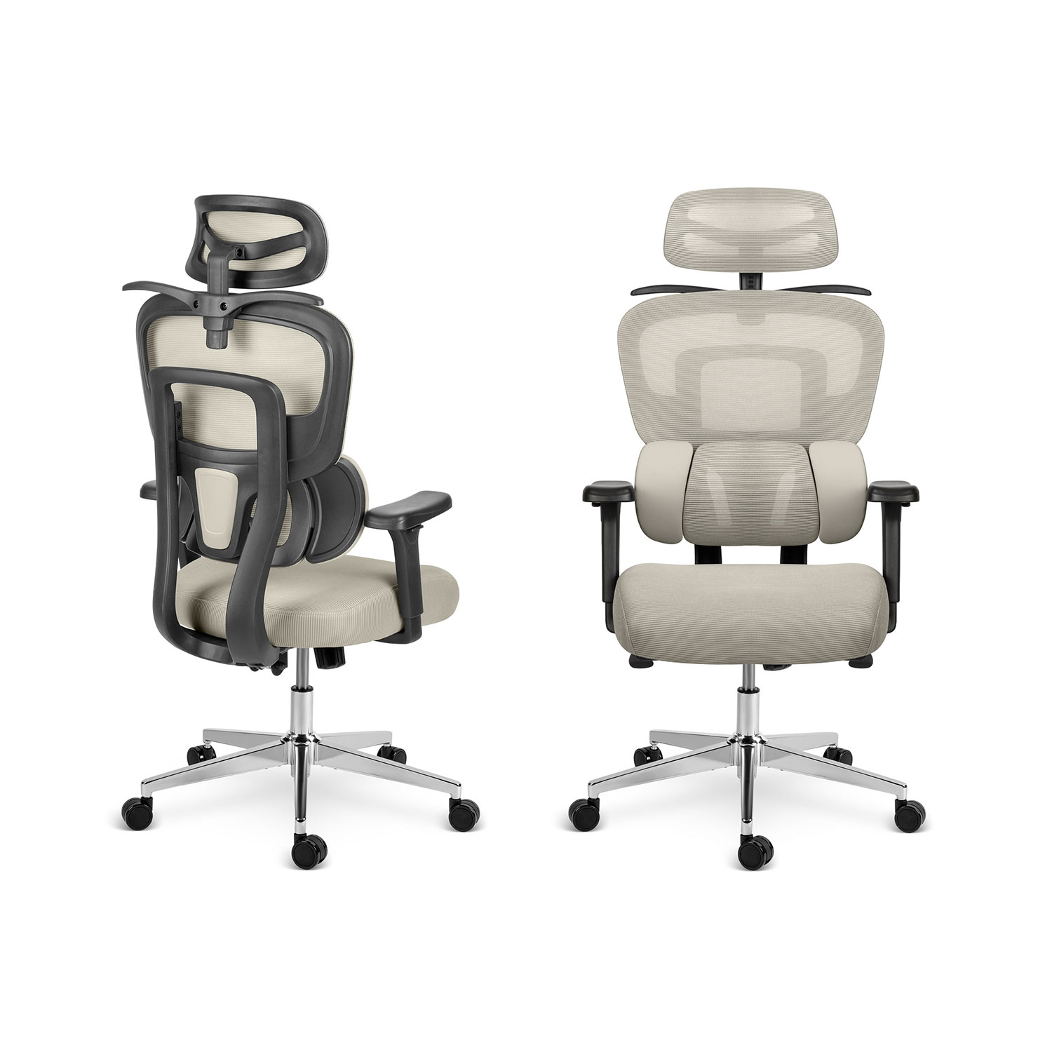 Sofotel Talin mikrovõrgust kontoritool – hall - Image 5