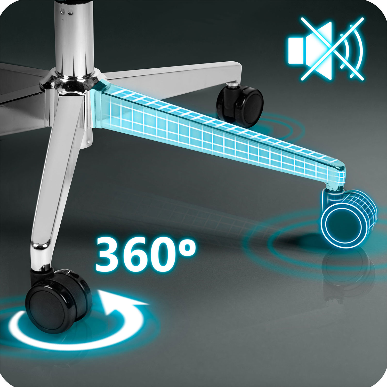 Sofotel Talin mikrovõrgust kontoritool – hall - Image 9