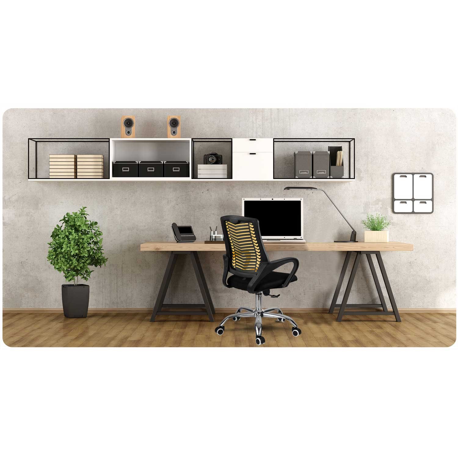 Sofotel Denari mikrovõrgust kontoritool, oranž - Image 8