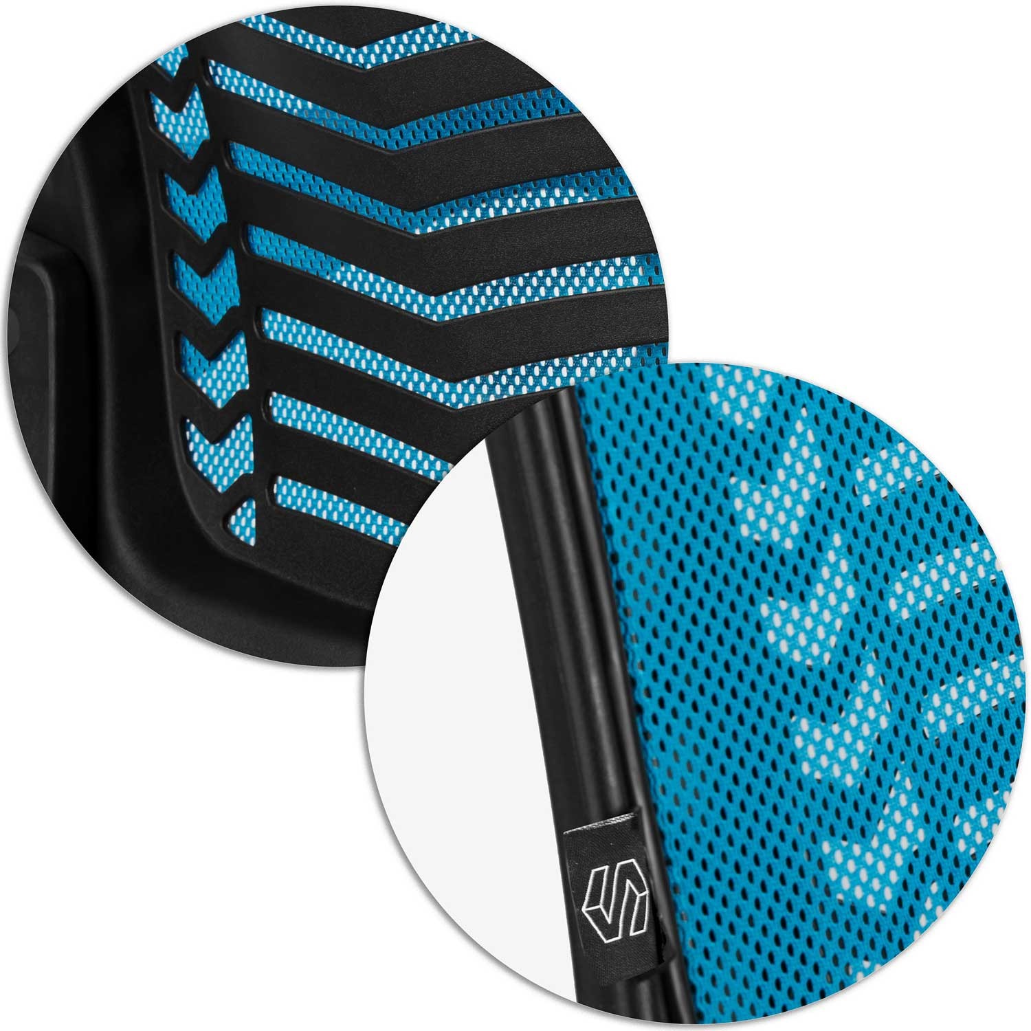 Sofotel Denari mikrovõrgust kontoritool, sinine - Image 10