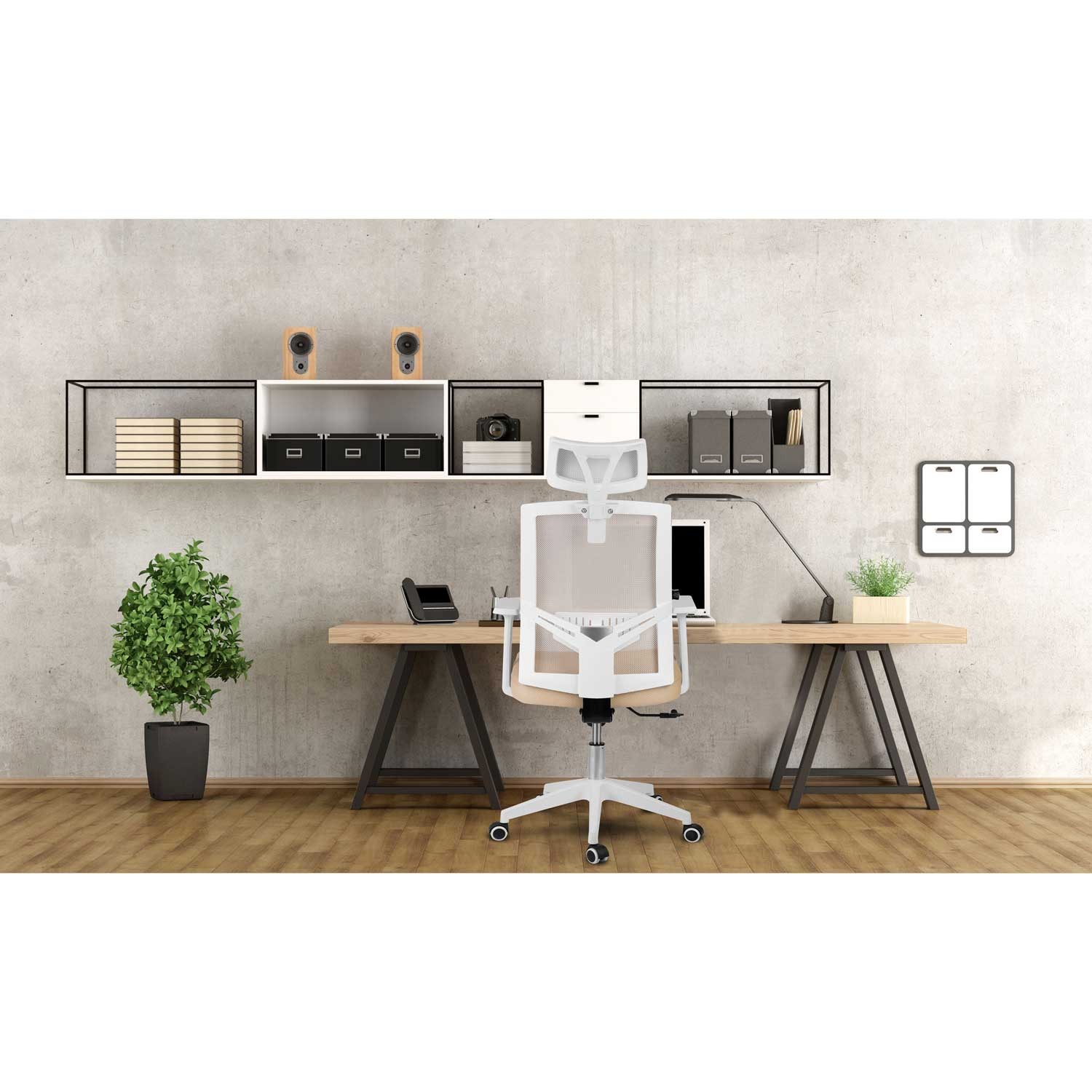 Sofotel Rotar mikrovõrgust kontoritool, beež - Image 7