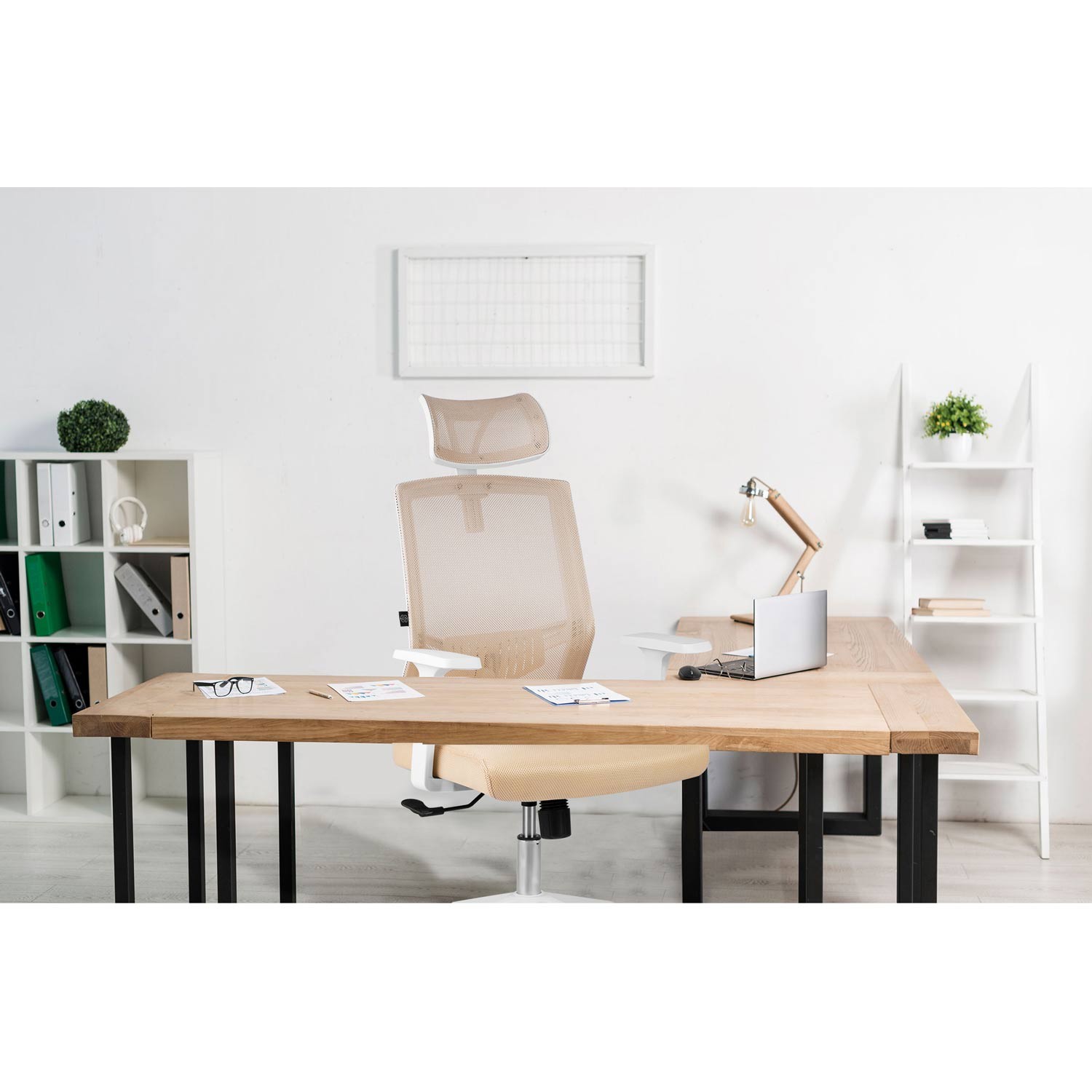 Sofotel Rotar mikrovõrgust kontoritool, beež - Image 8