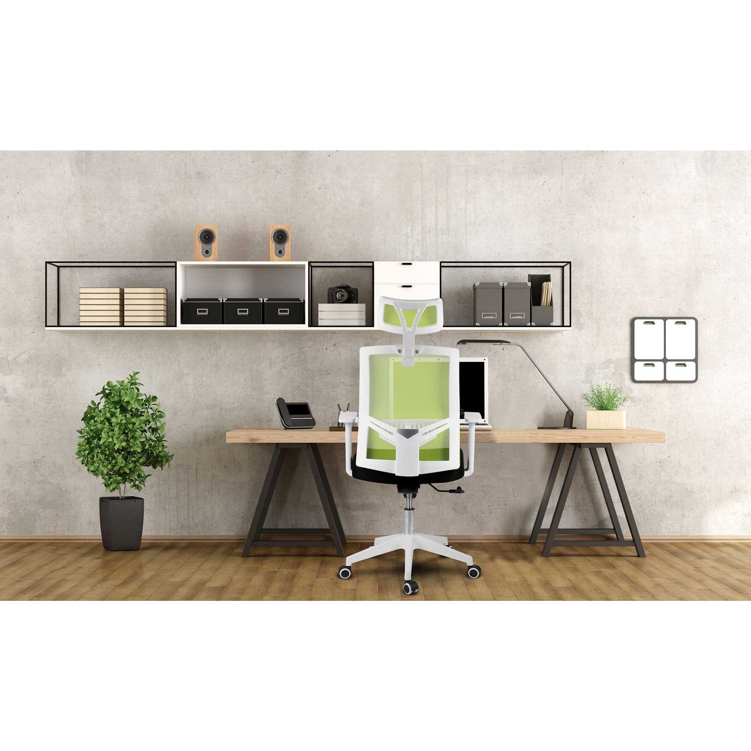 Sofotel Rotar mikrovõrgust kontoritool, roheline - Image 9