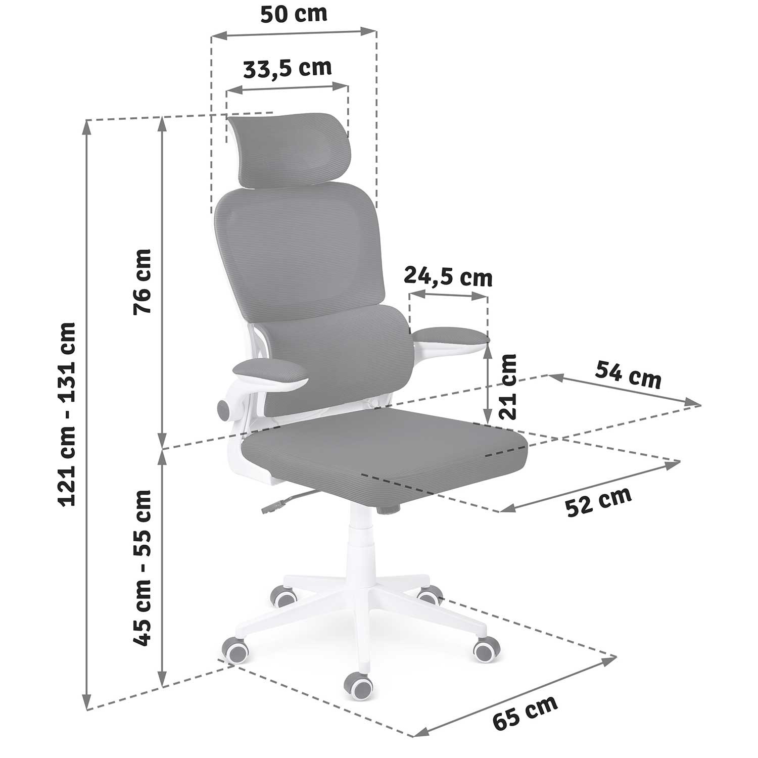 Sofotel Formax mikrovõrgust kontoritool, must - Image 15
