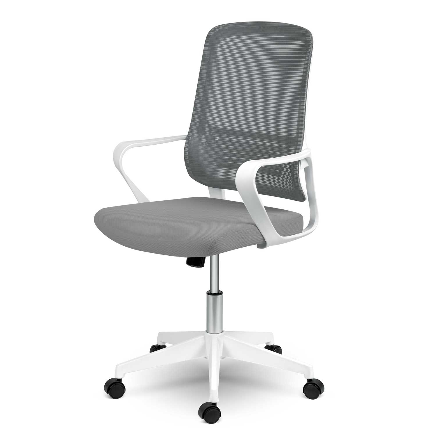 Sofotel Wizo mikrovõrgust kontoritool, hall ja valge - Image 5