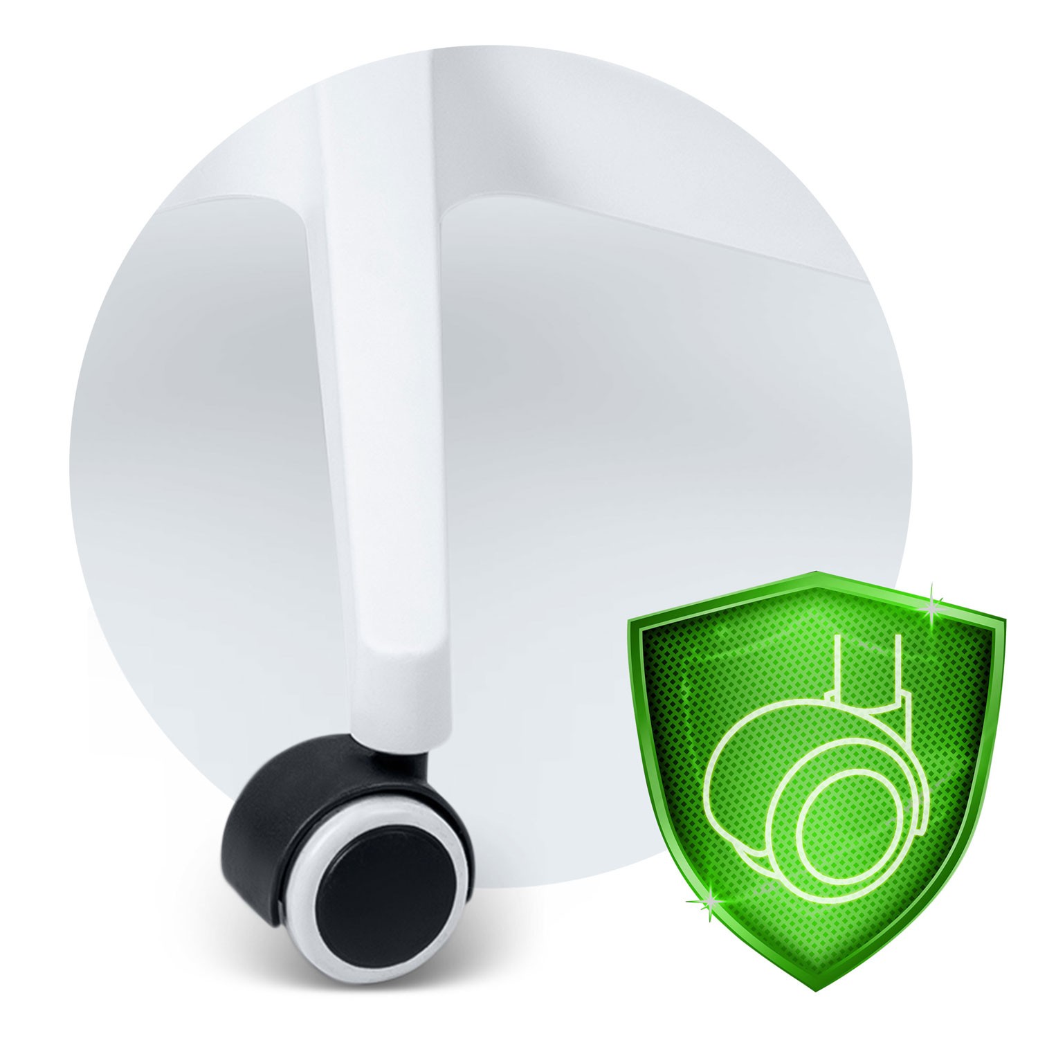 Sofotel messingist mikrovõrgust kontoritool, hall - Image 13