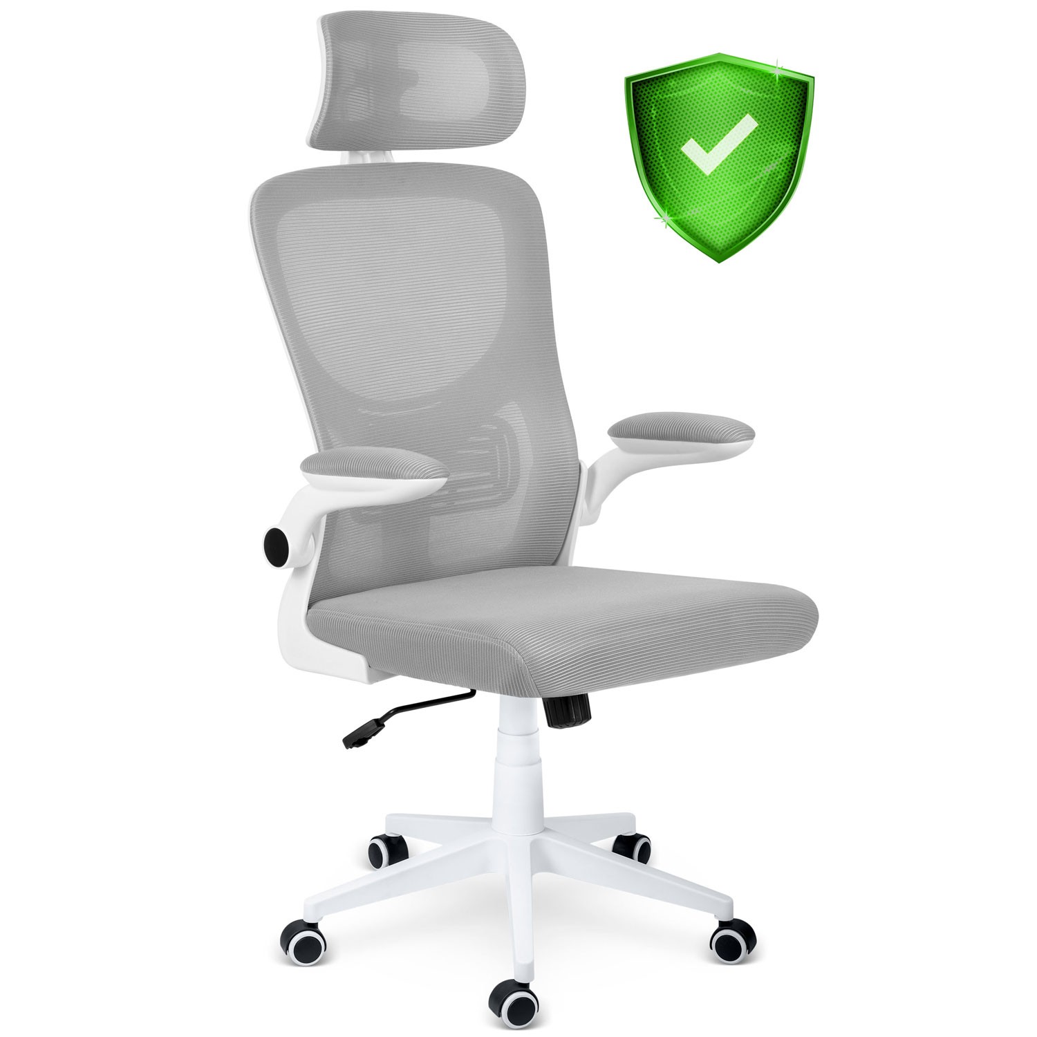 Sofotel messingist mikrovõrgust kontoritool, hall - Image 15