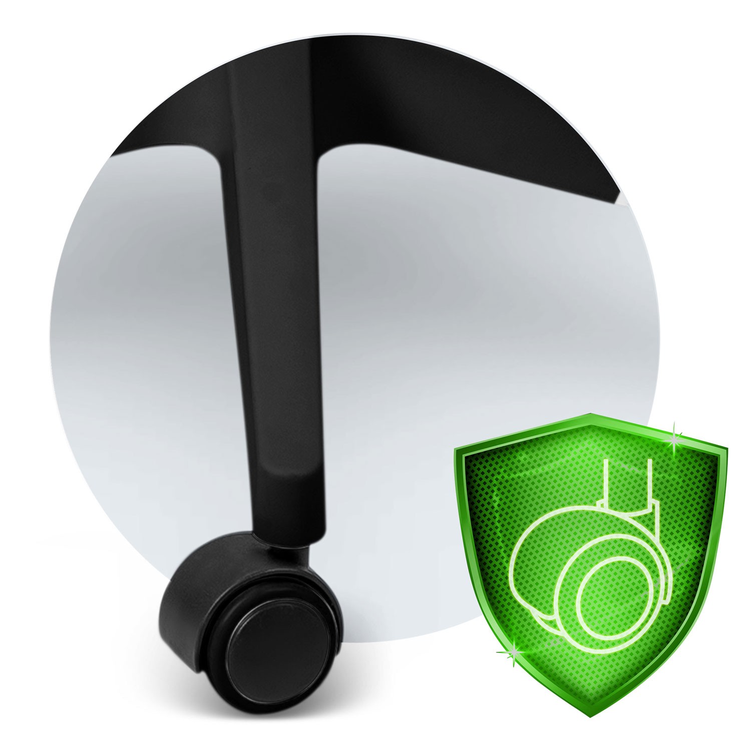 Sofotel messingist mikrovõrgust kontoritool, must - Image 11