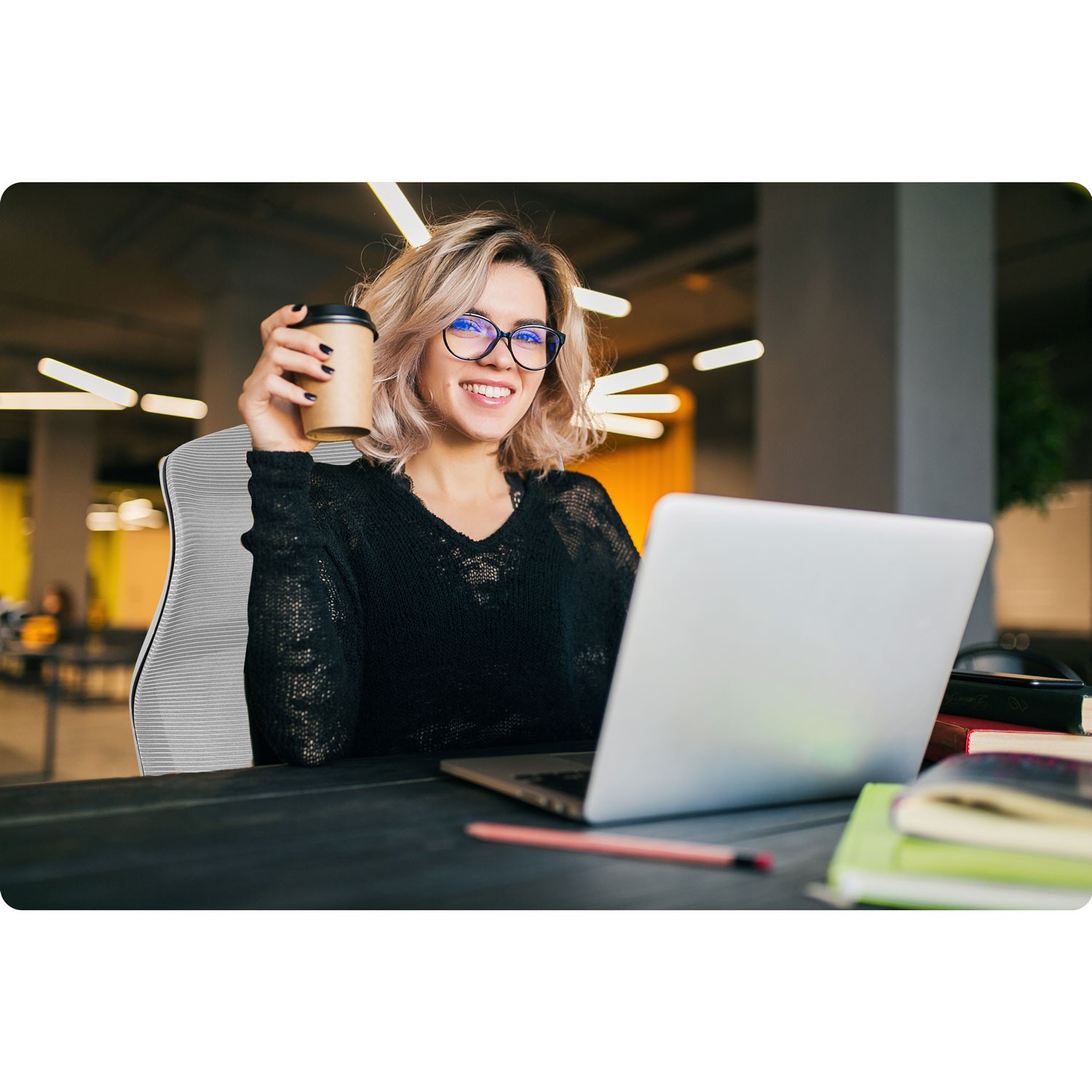 Sofotel Labi mikrovõrgust kontoritool, hall - Image 9