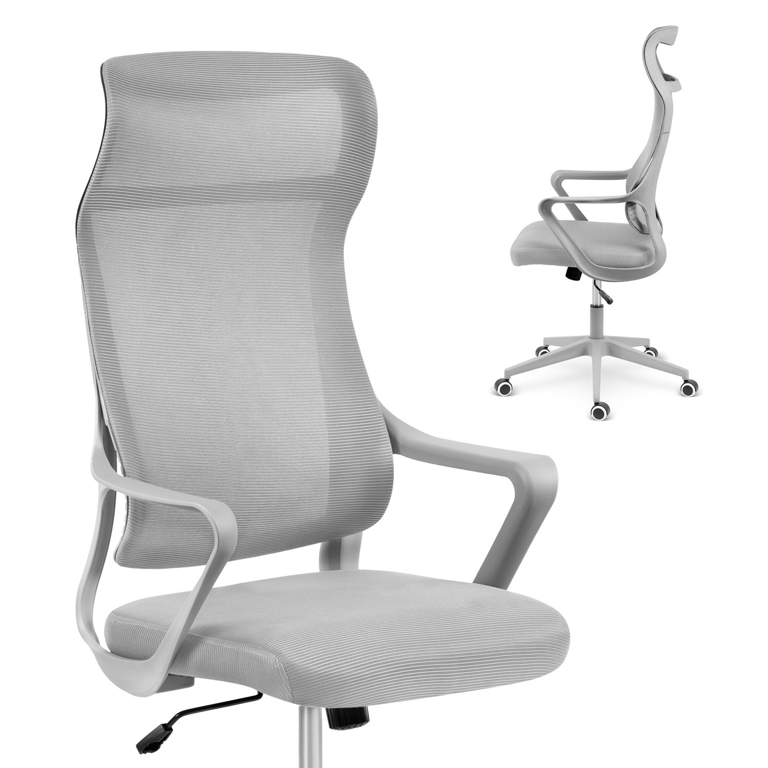 Sofotel Labi mikrovõrgust kontoritool, hall - Image 10