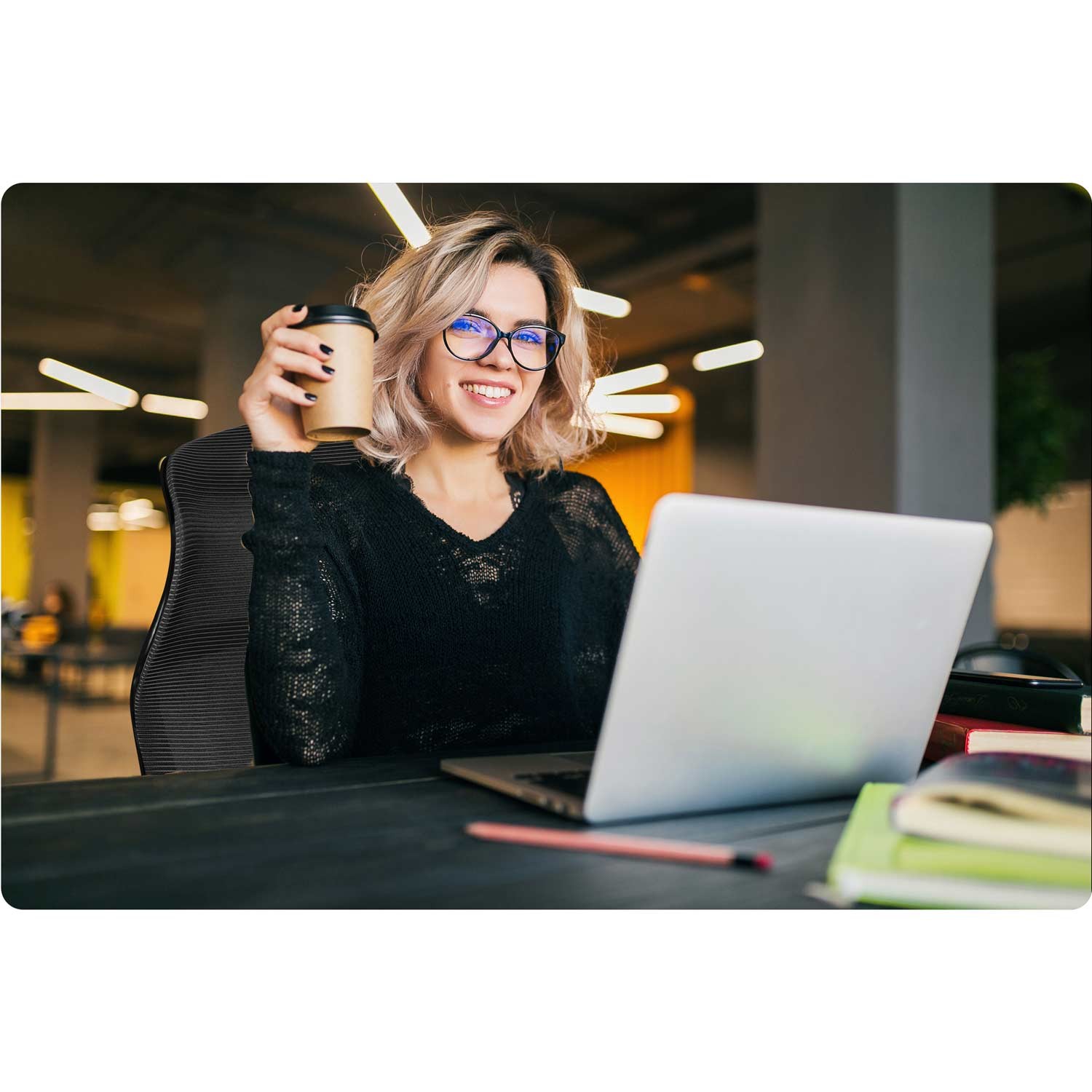 Sofotel Labi mikrovõrgust kontoritool, must - Image 10