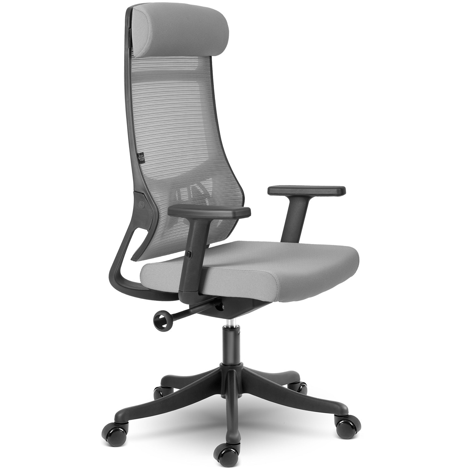 Sofotel Brema mikrovõrgust kontoritool, hall - Image 2