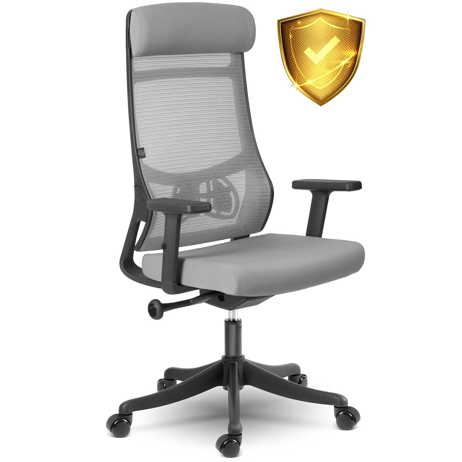 Sofotel Brema mikrovõrgust kontoritool, hall - Image 14