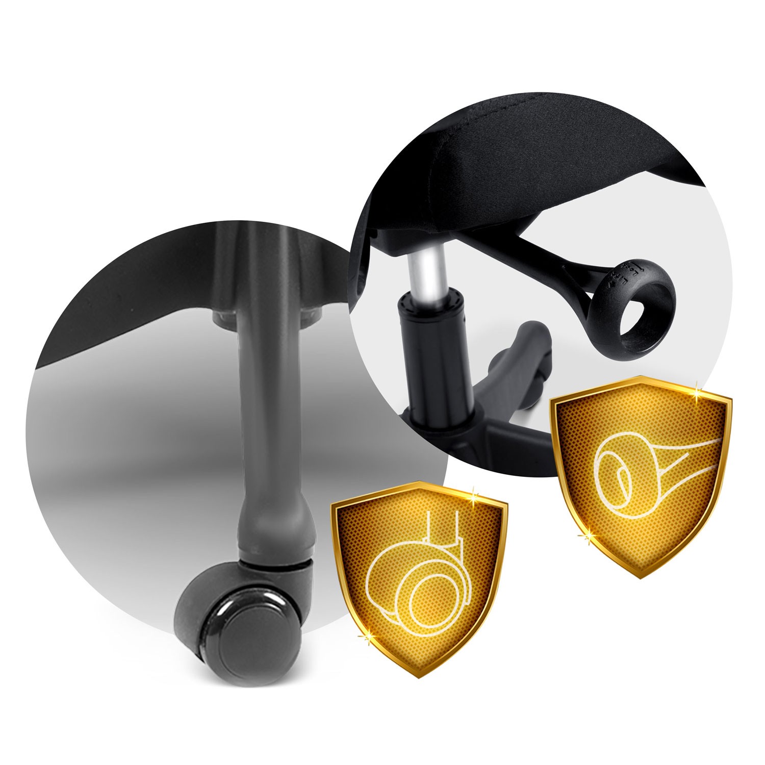 Sofotel Brema mikrovõrgust kontoritool, must - Image 8