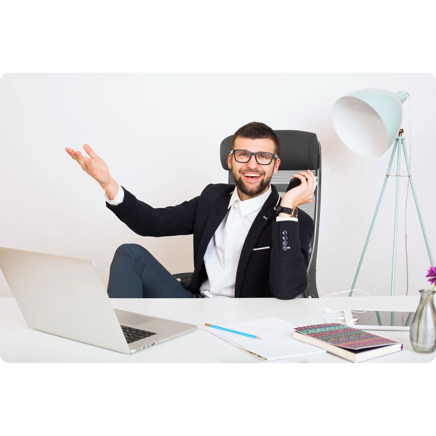 Sofotel Brema mikrovõrgust kontoritool, must - Image 14