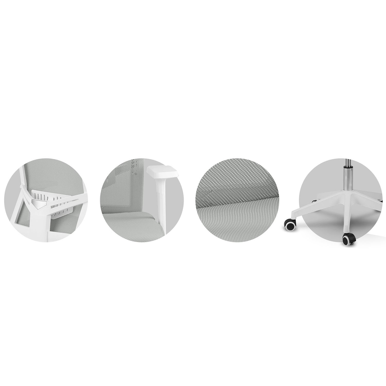 Sofotel Rotar mikrovõrgust kontoritool, hall - Image 7