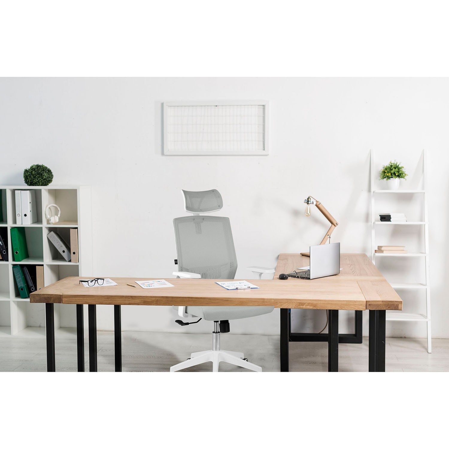 Sofotel Rotar mikrovõrgust kontoritool, hall - Image 9