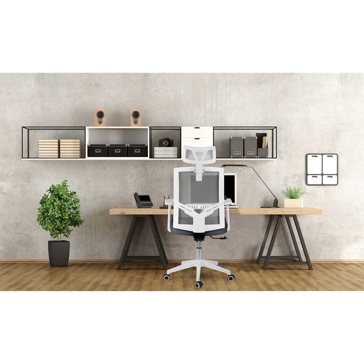 Sofotel Rotar Micro-Mesh kontoritool, tumehall - Image 9