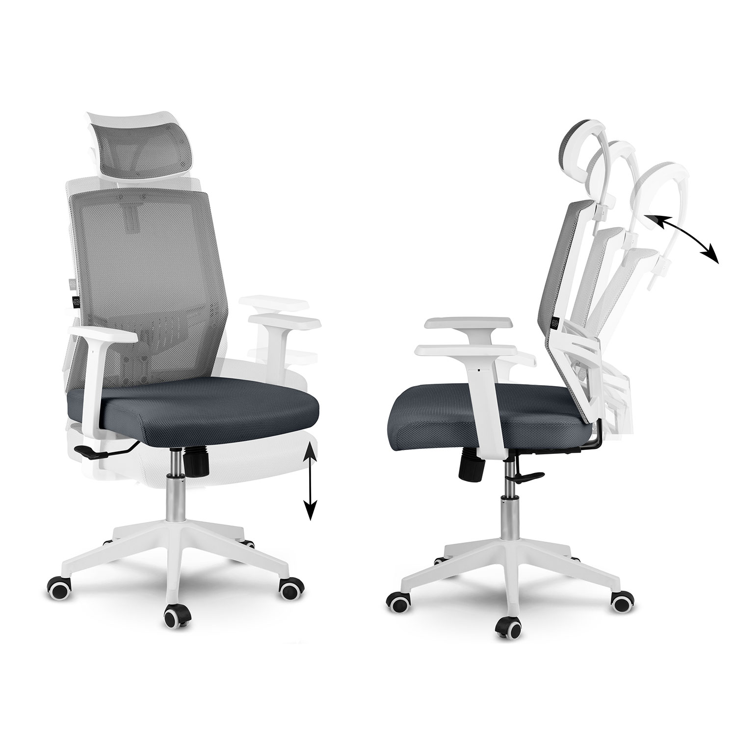 Sofotel Rotar Micro-Mesh kontoritool, tumehall - Image 13