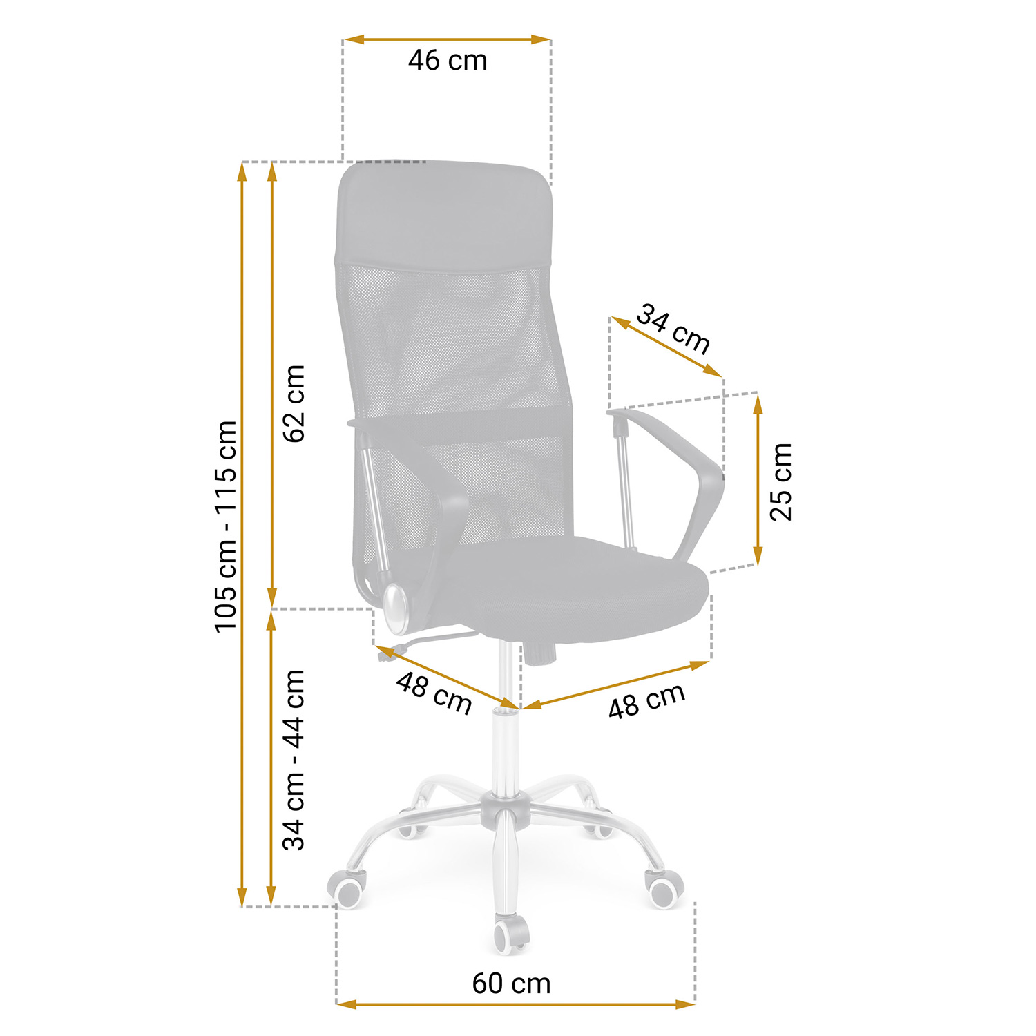 Sofotel Tamar mikrovõrgust kontoritool, must - Image 6