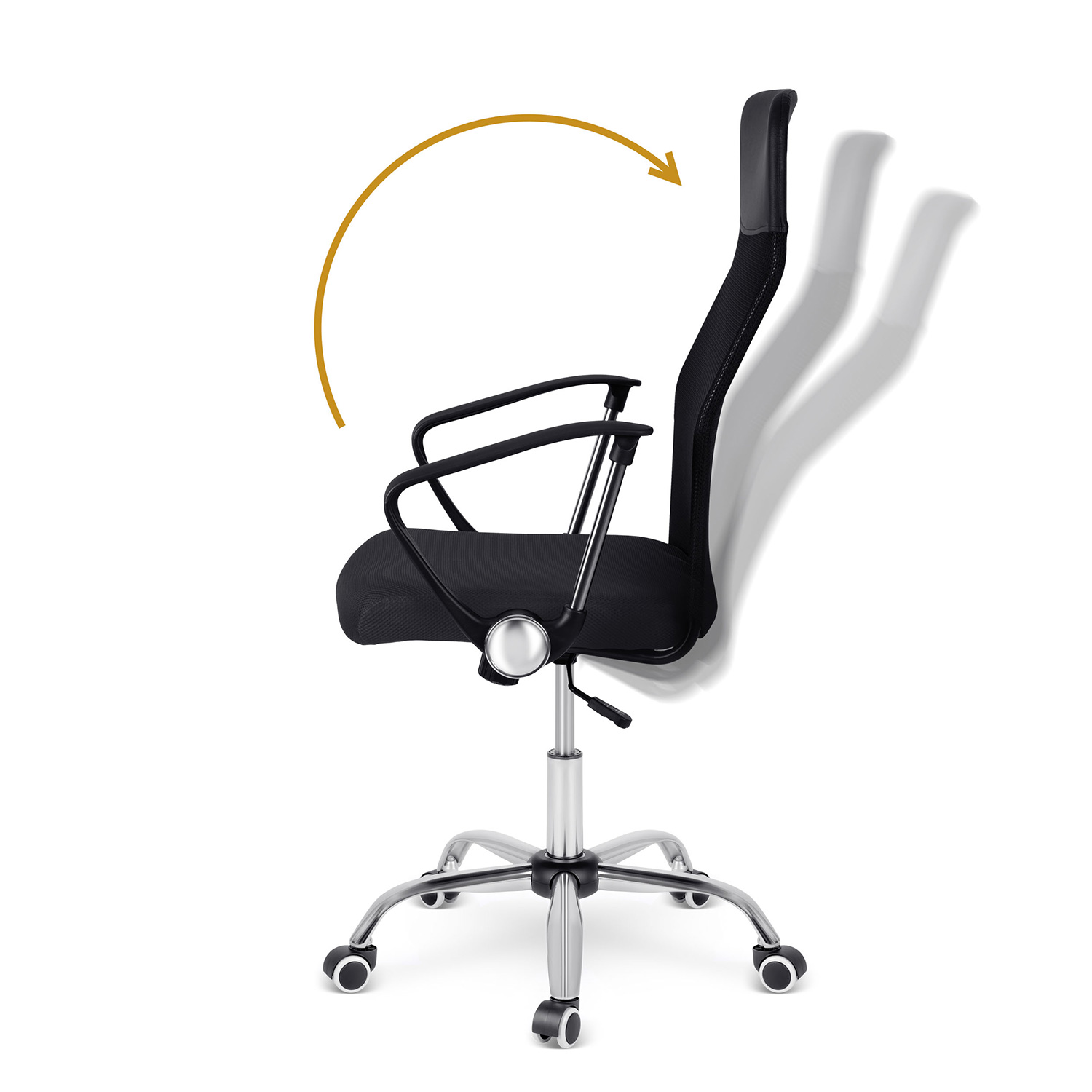 Sofotel Tamar mikrovõrgust kontoritool, must - Image 7