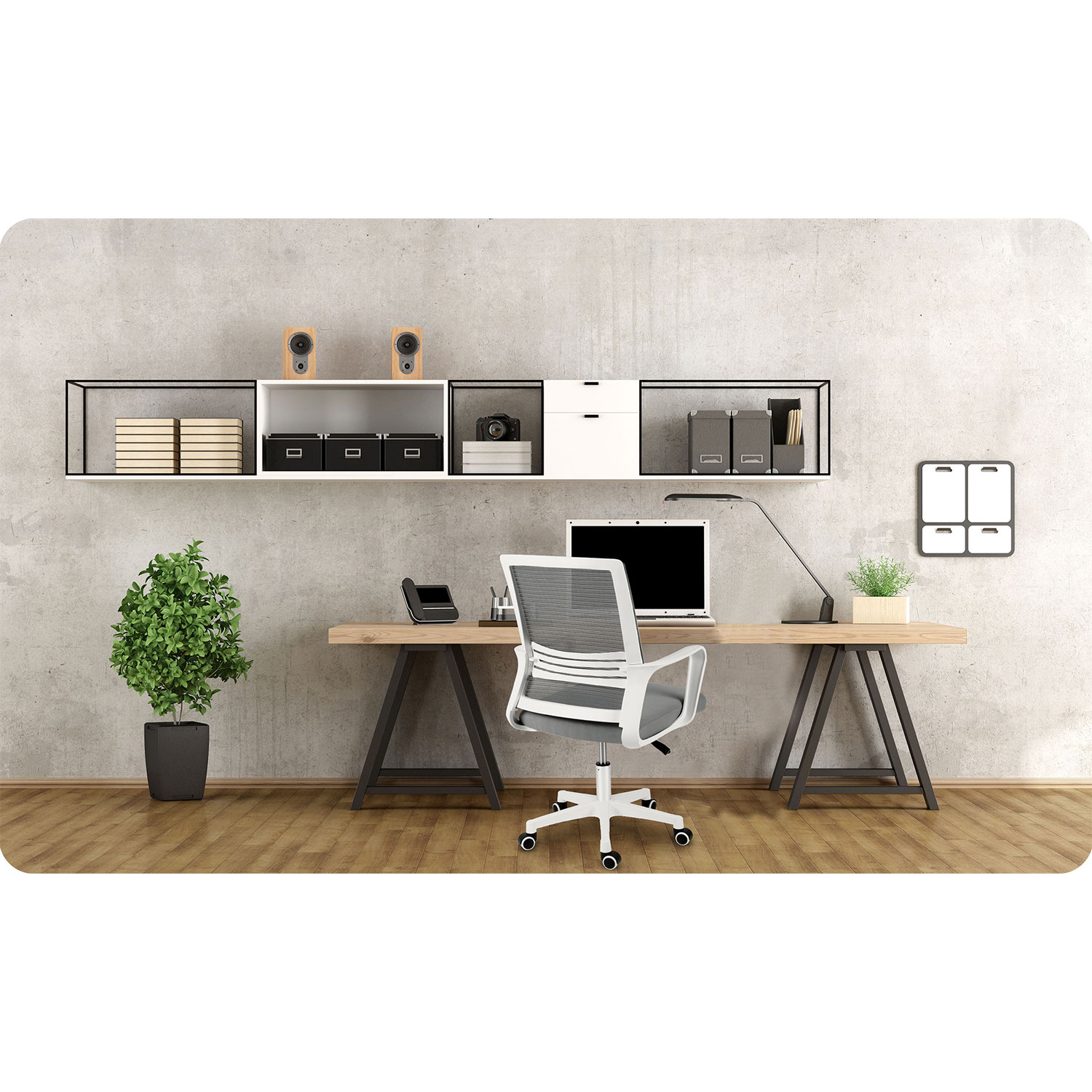 Sofotel Corta mikrovõrgust kontoritool, tumehall - Image 7