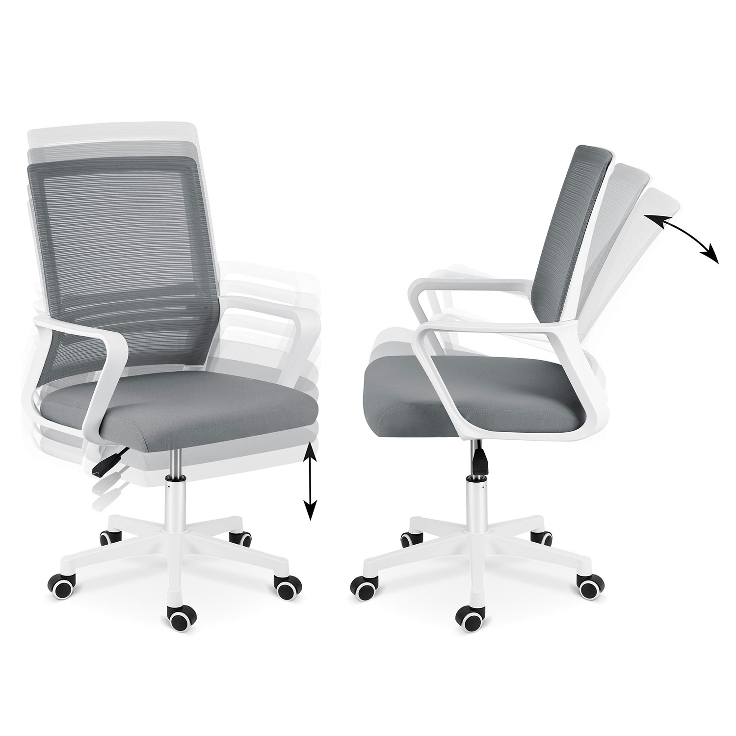 Sofotel Corta mikrovõrgust kontoritool, tumehall - Image 10