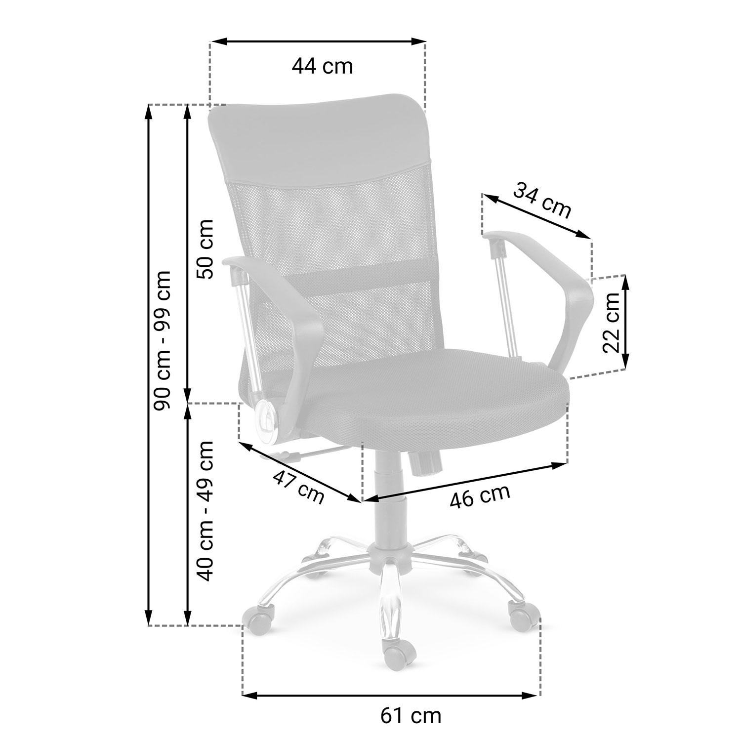 Sofotel Vensi mikrovõrgust kontoritool - Image 6