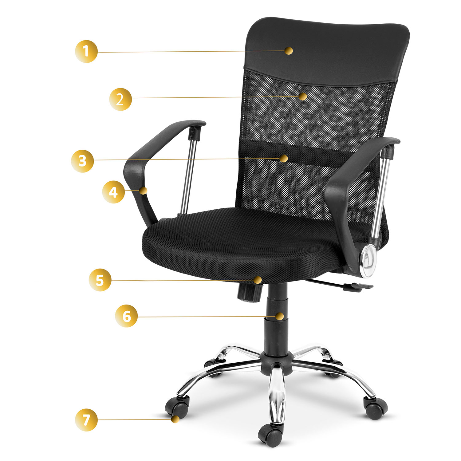 Sofotel Vensi mikrovõrgust kontoritool - Image 12