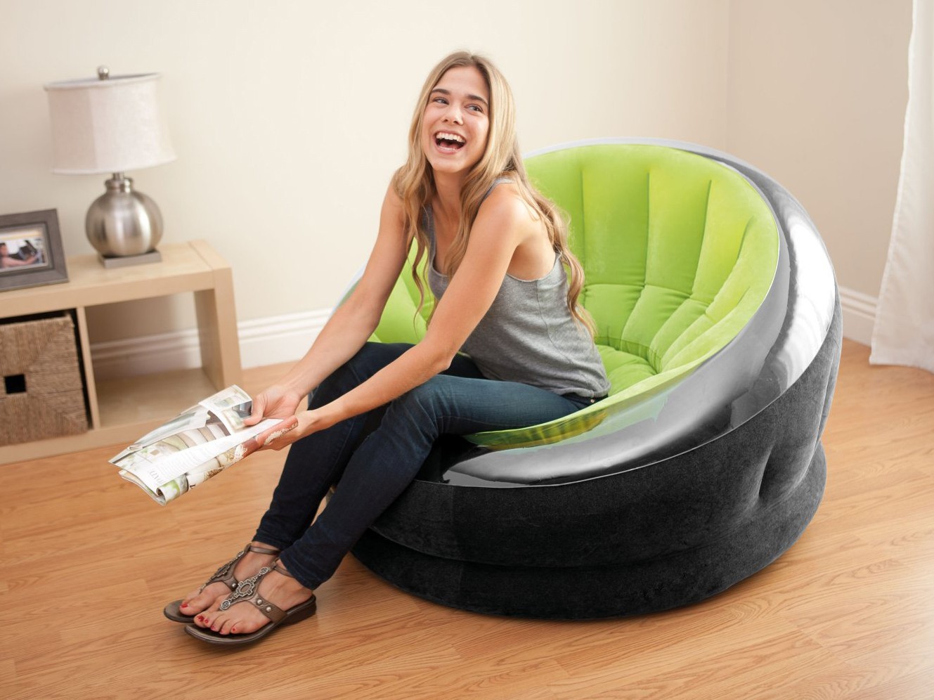 Täispuhutav tool Empire 112 x 109 x 69 cm INTEX 68581 - Image 2