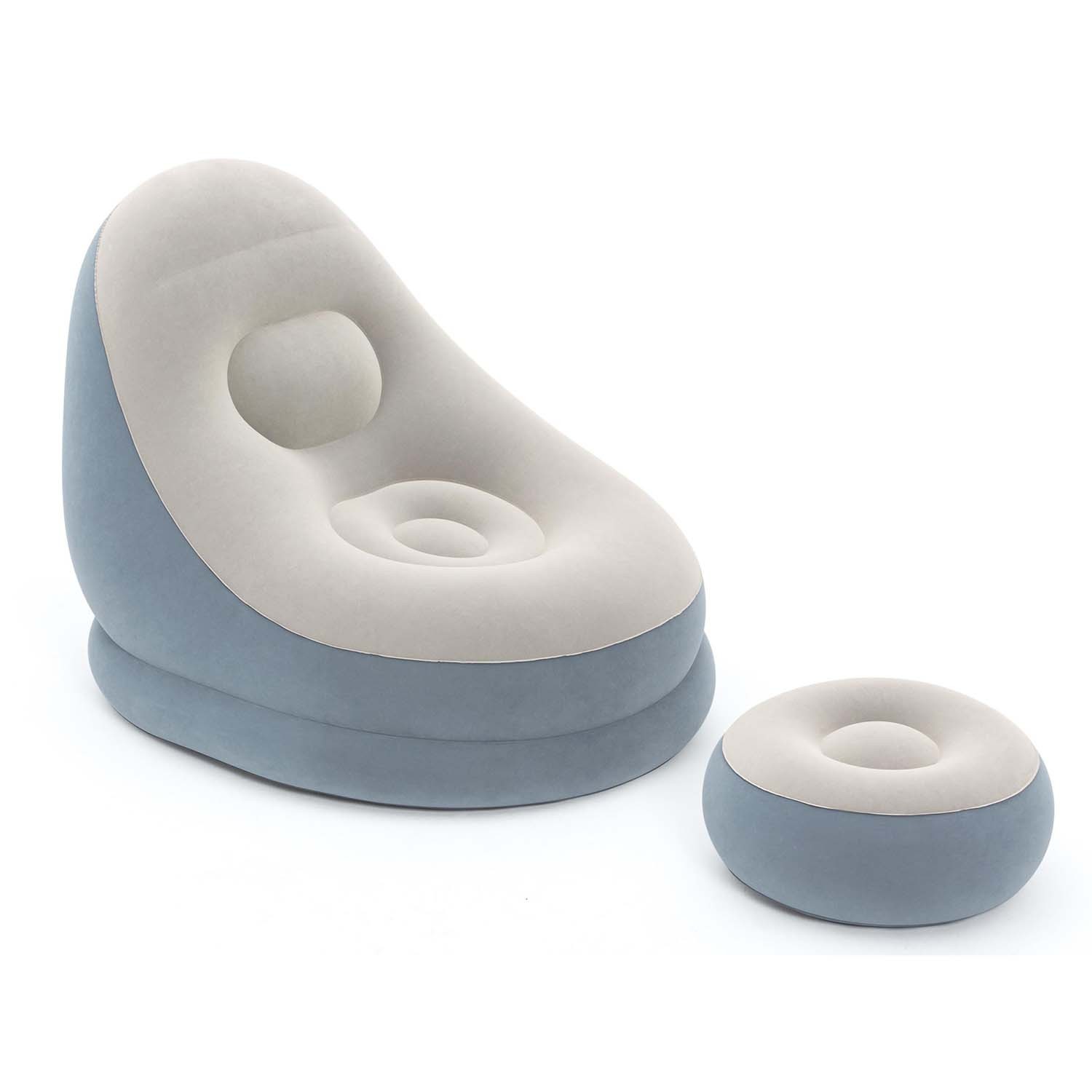 Täispuhutav tugitool jalatoega 122 x 94 x 81 cm Bestway 75053 punane - Image 3