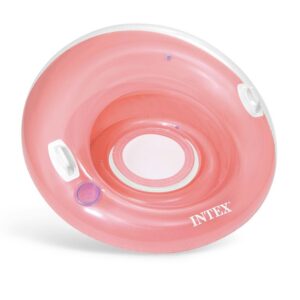 Täispuhutav tool käepidemetega roosa 119 cm INTEX 58883